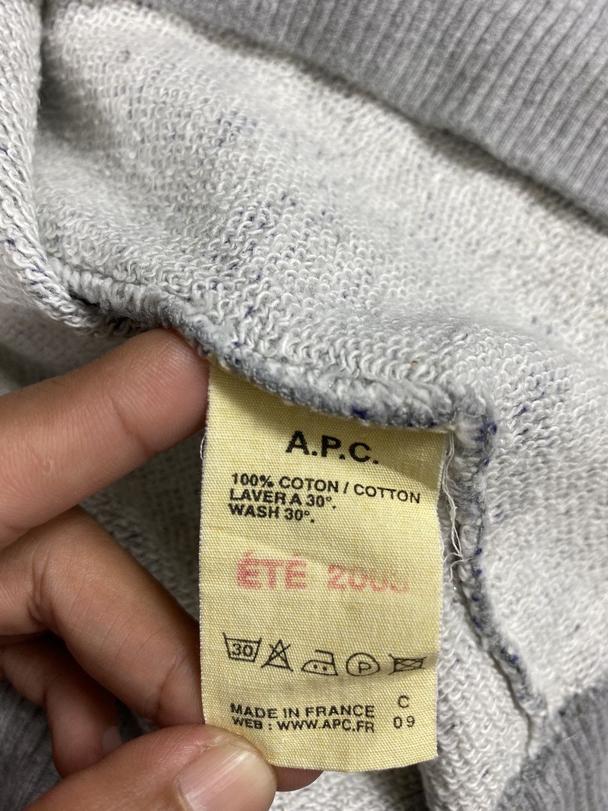A.P.C. × Vintage VINTAGE A.P.C FRANCE DESIGNER SWEATSHIRT PULLOVER Size US XS / EU 42 / 0 - 5 Thumbnail