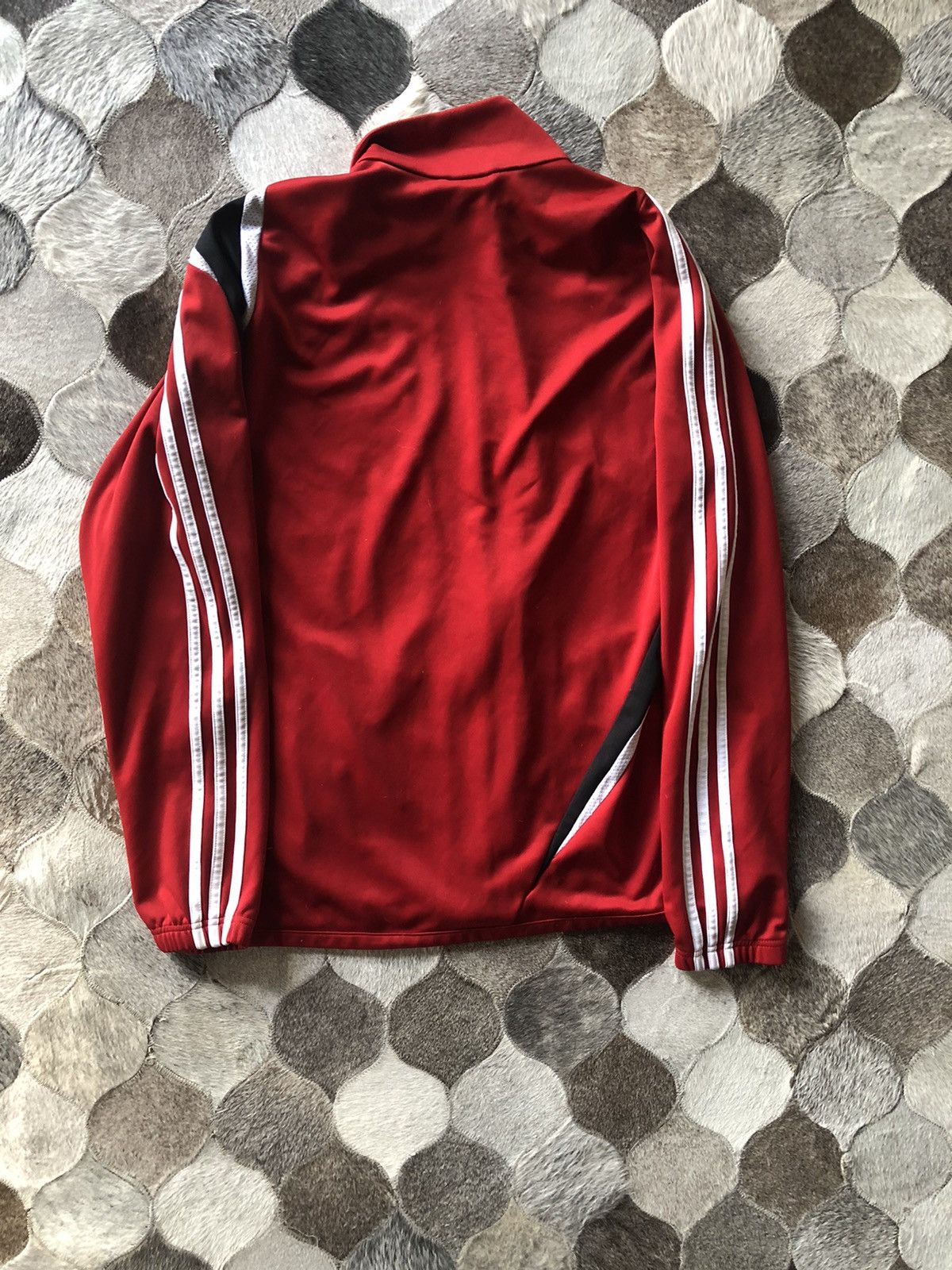 Adidas × Vintage Crazy Vintage adidas SOCCER jacket RED♦️ Size US M / EU 48-50 / 2 - 2 Thumbnail