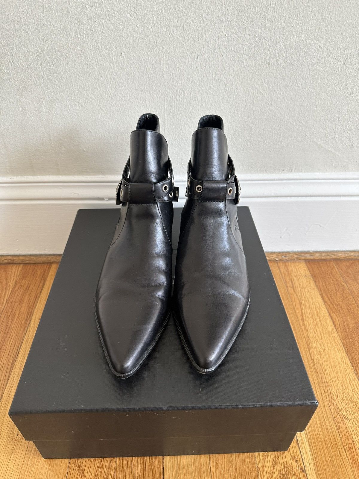 Saint laurent duckies boots online