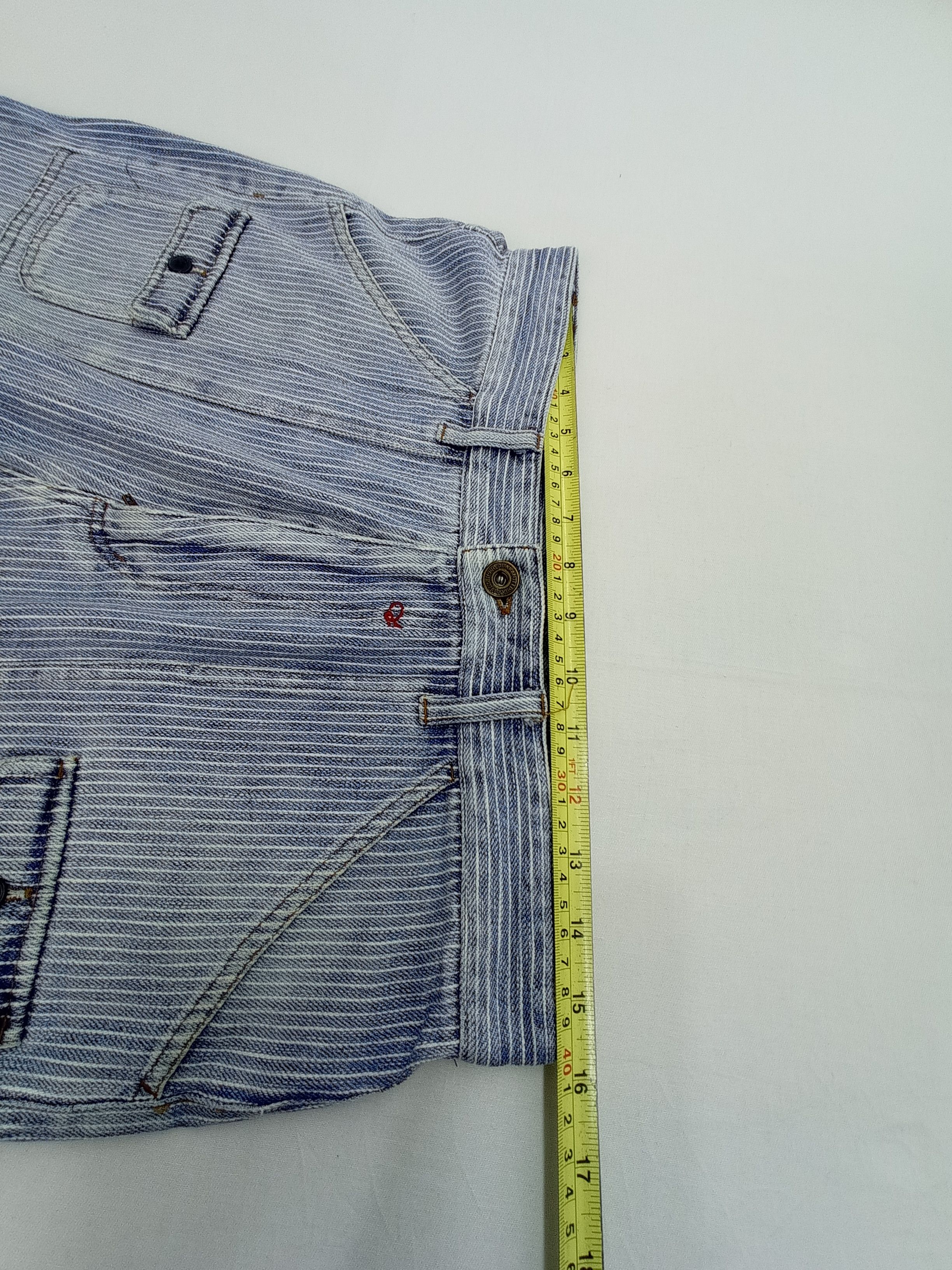 Japanese Brand Vintage Hyper Remix Hickory Stripe Baker Pants Size US 31 - 23 Thumbnail