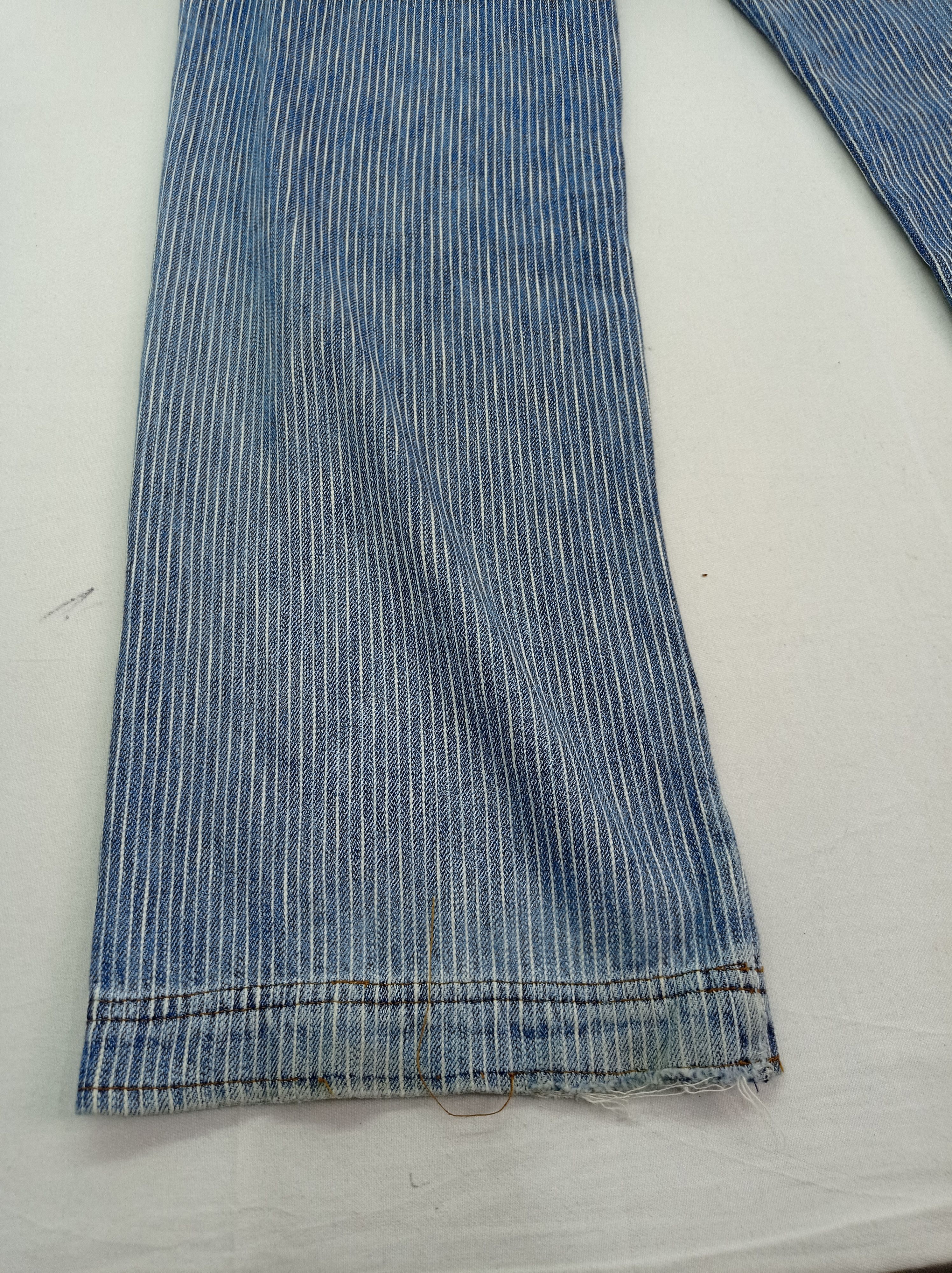 Japanese Brand Vintage Hyper Remix Hickory Stripe Baker Pants Size US 31 - 15 Thumbnail