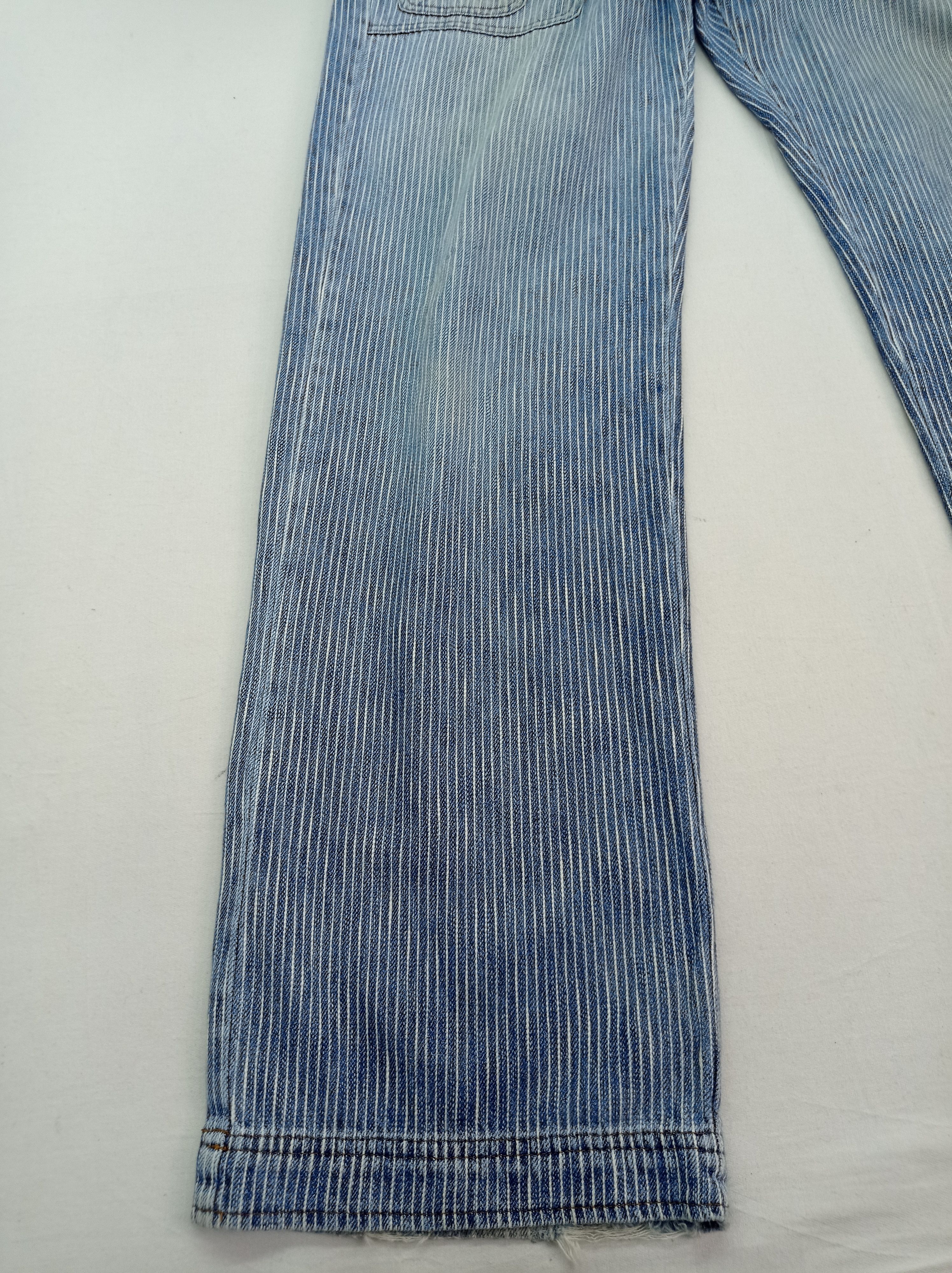 Japanese Brand Vintage Hyper Remix Hickory Stripe Baker Pants Size US 31 - 10 Thumbnail