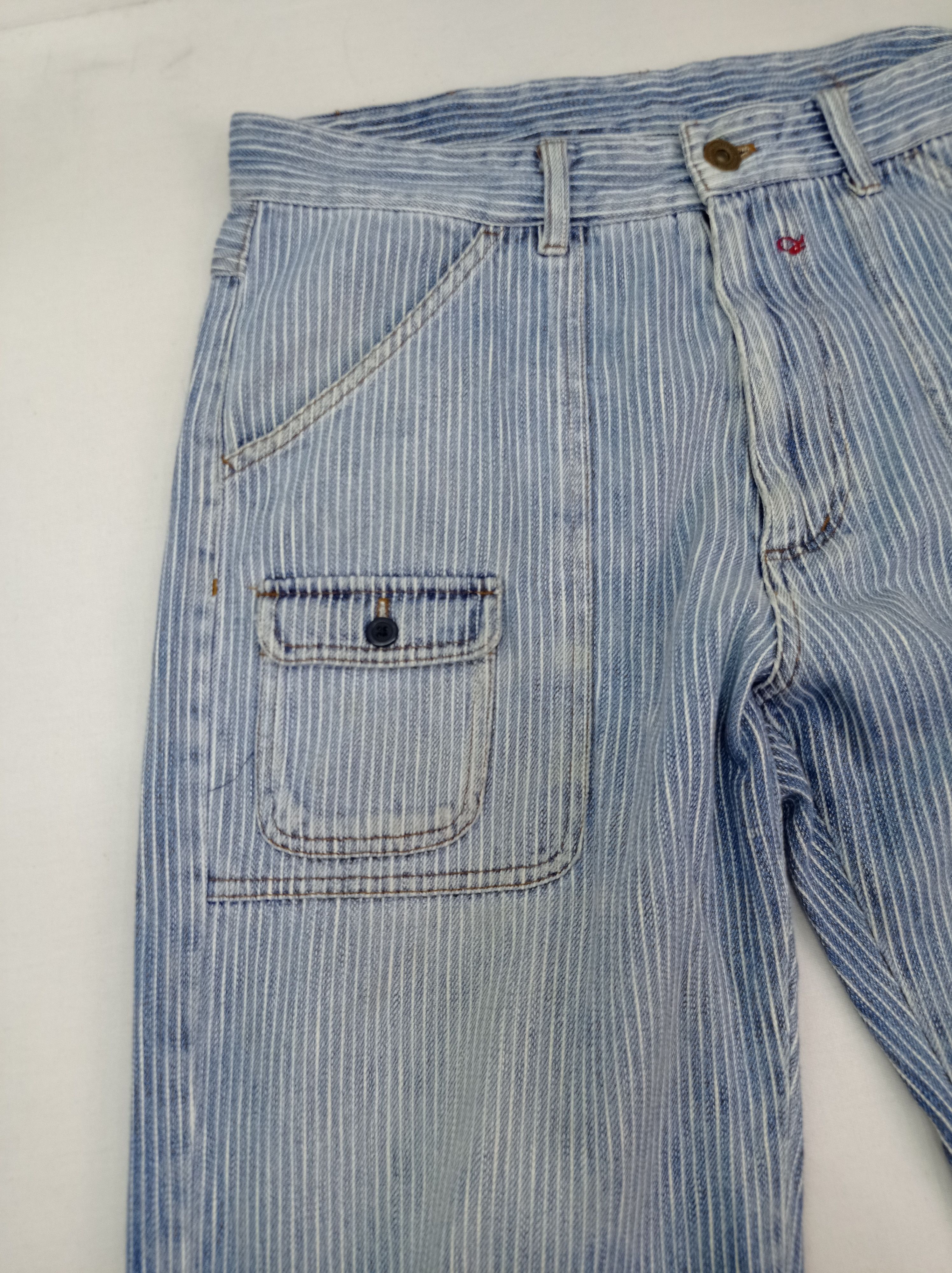 Japanese Brand Vintage Hyper Remix Hickory Stripe Baker Pants Size US 31 - 11 Thumbnail