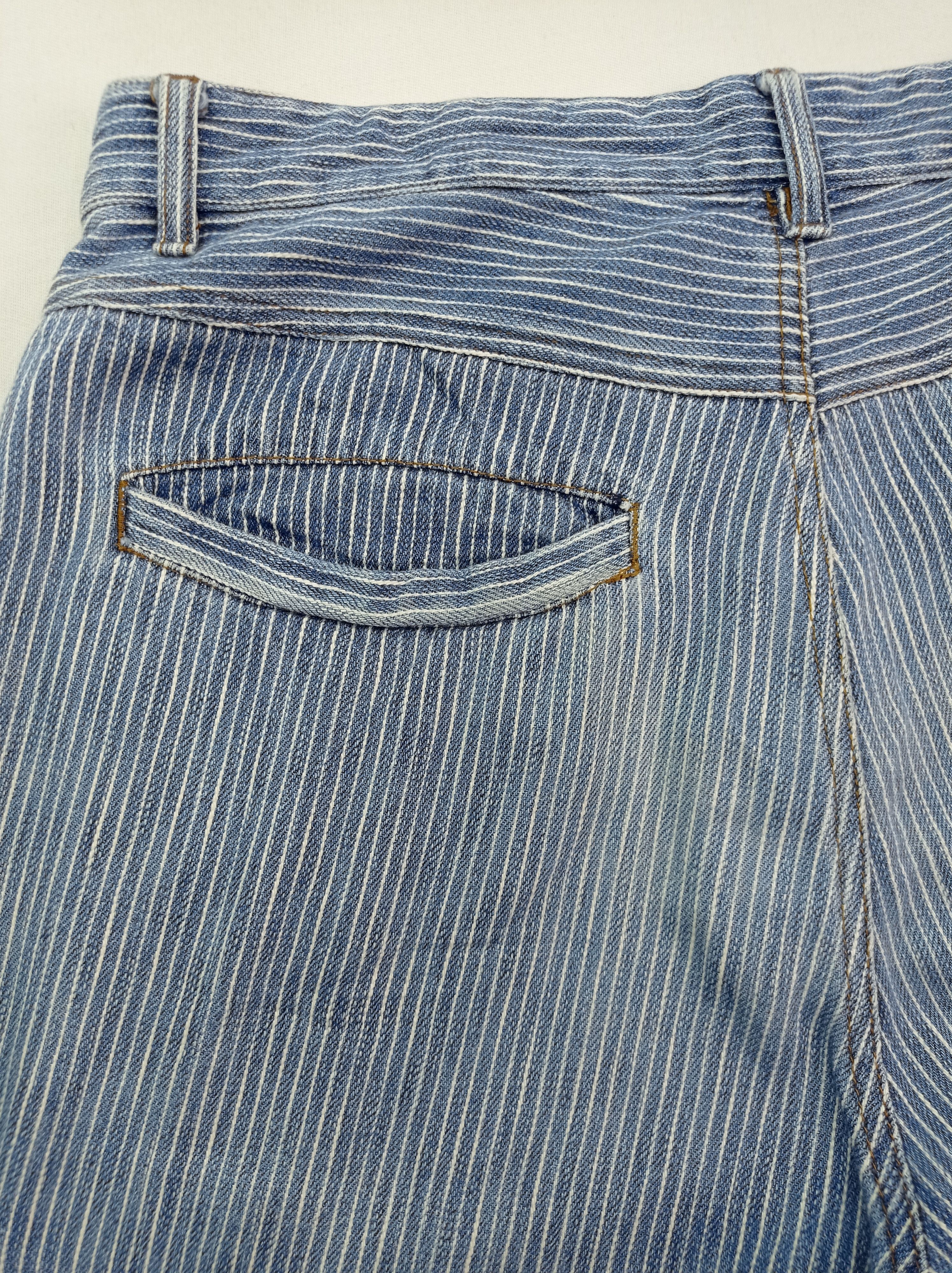 Japanese Brand Vintage Hyper Remix Hickory Stripe Baker Pants Size US 31 - 14 Thumbnail