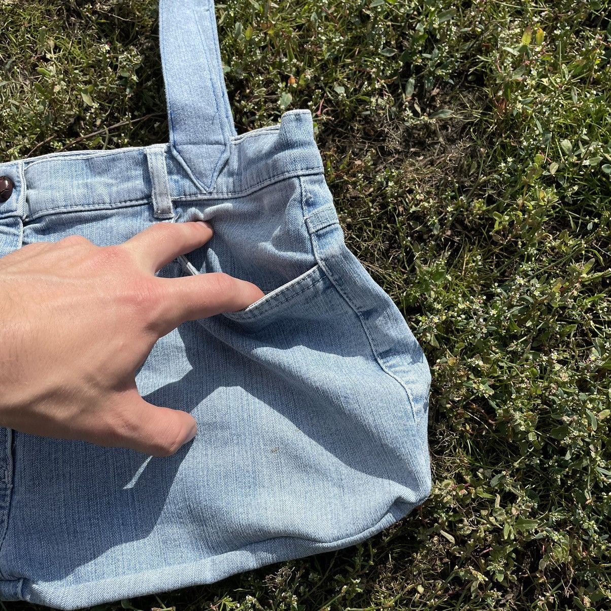 Vintage Vintage Y2K Baggy Denim Tote Bag Skate Streetwear Worn In OS Size ONE SIZE - 2 Thumbnail
