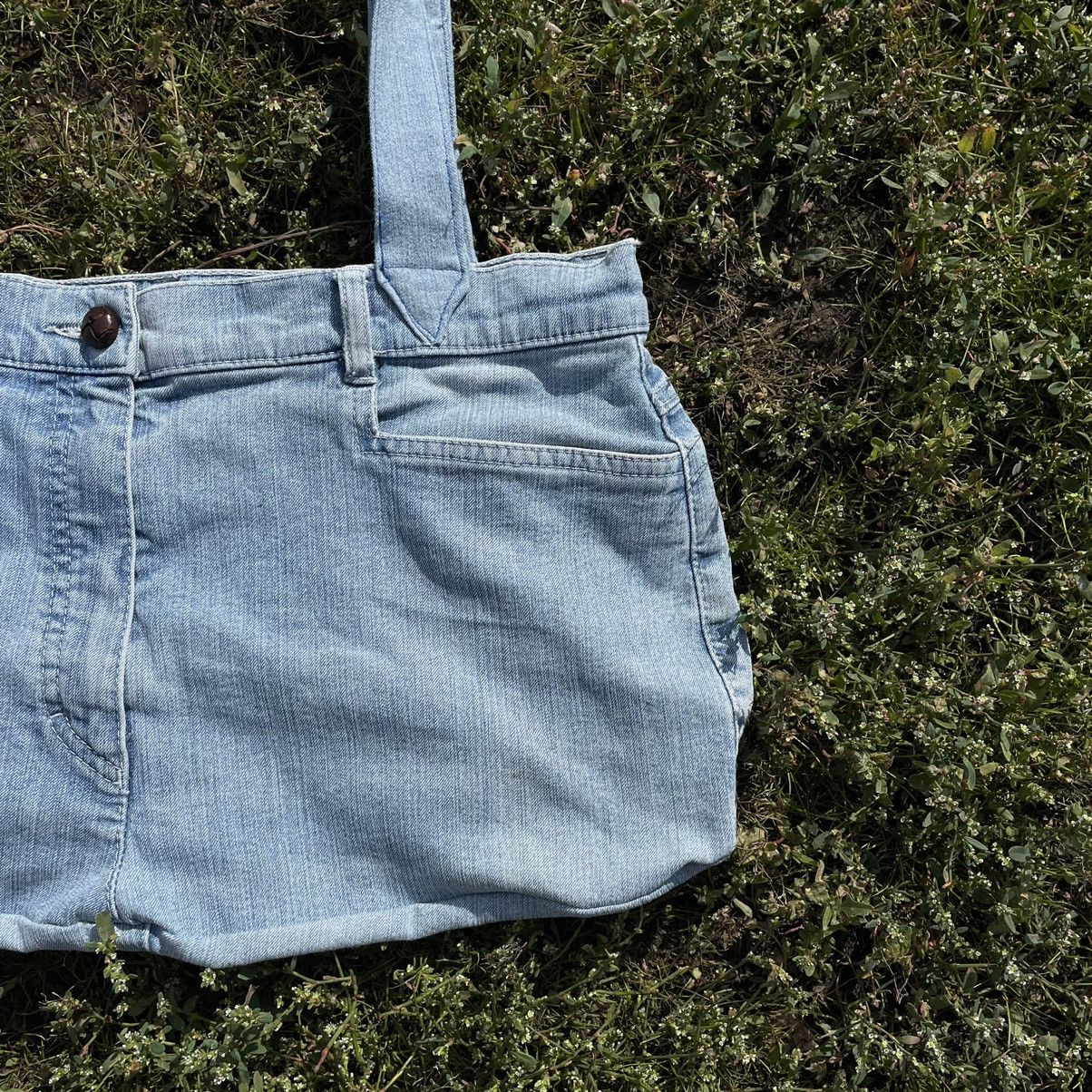 Vintage Vintage Y2K Baggy Denim Tote Bag Skate Streetwear Worn In OS Size ONE SIZE - 3 Thumbnail