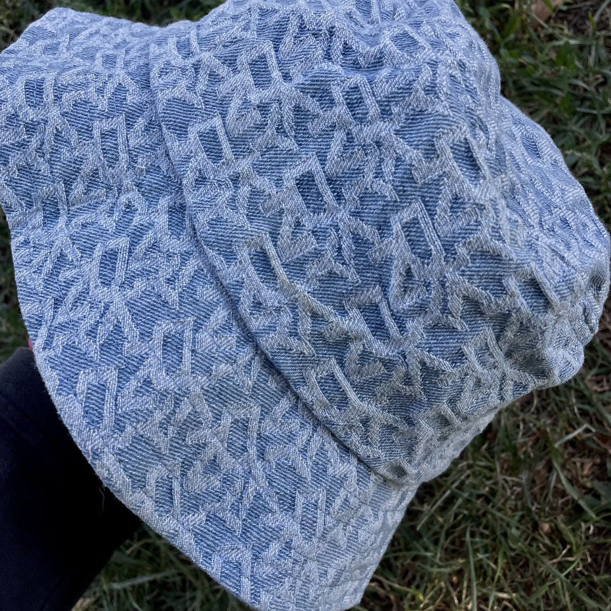 Vintage Vintage Y2K Washed Denim Bucket Hat All Over Print Rave OS Size ONE SIZE - 3 Thumbnail