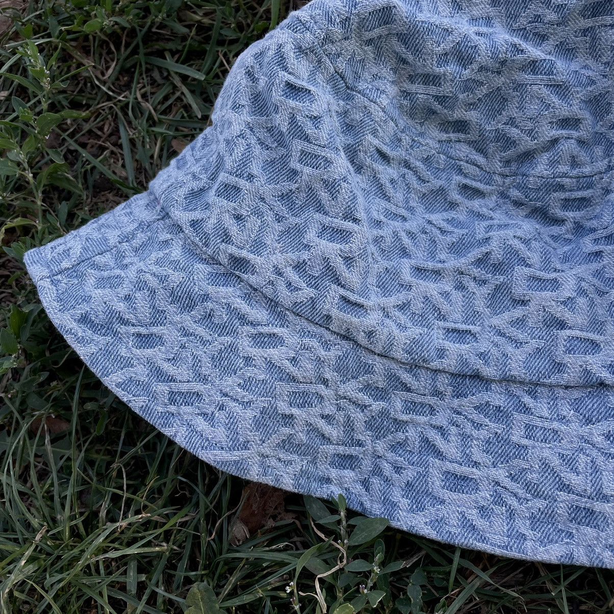 Vintage Vintage Y2K Washed Denim Bucket Hat All Over Print Rave OS Size ONE SIZE - 2 Thumbnail