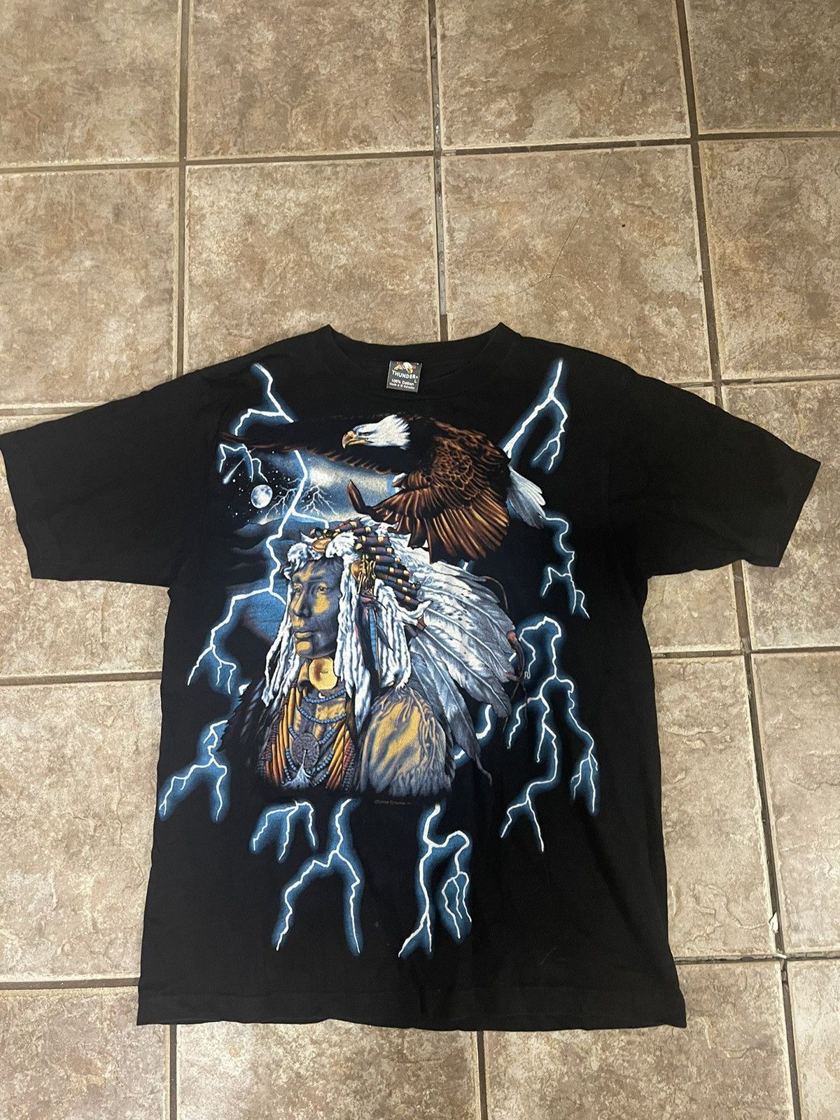 Vintage American Thunder Vintage Tee Size US L / EU 52-54 / 3 - 4 Thumbnail