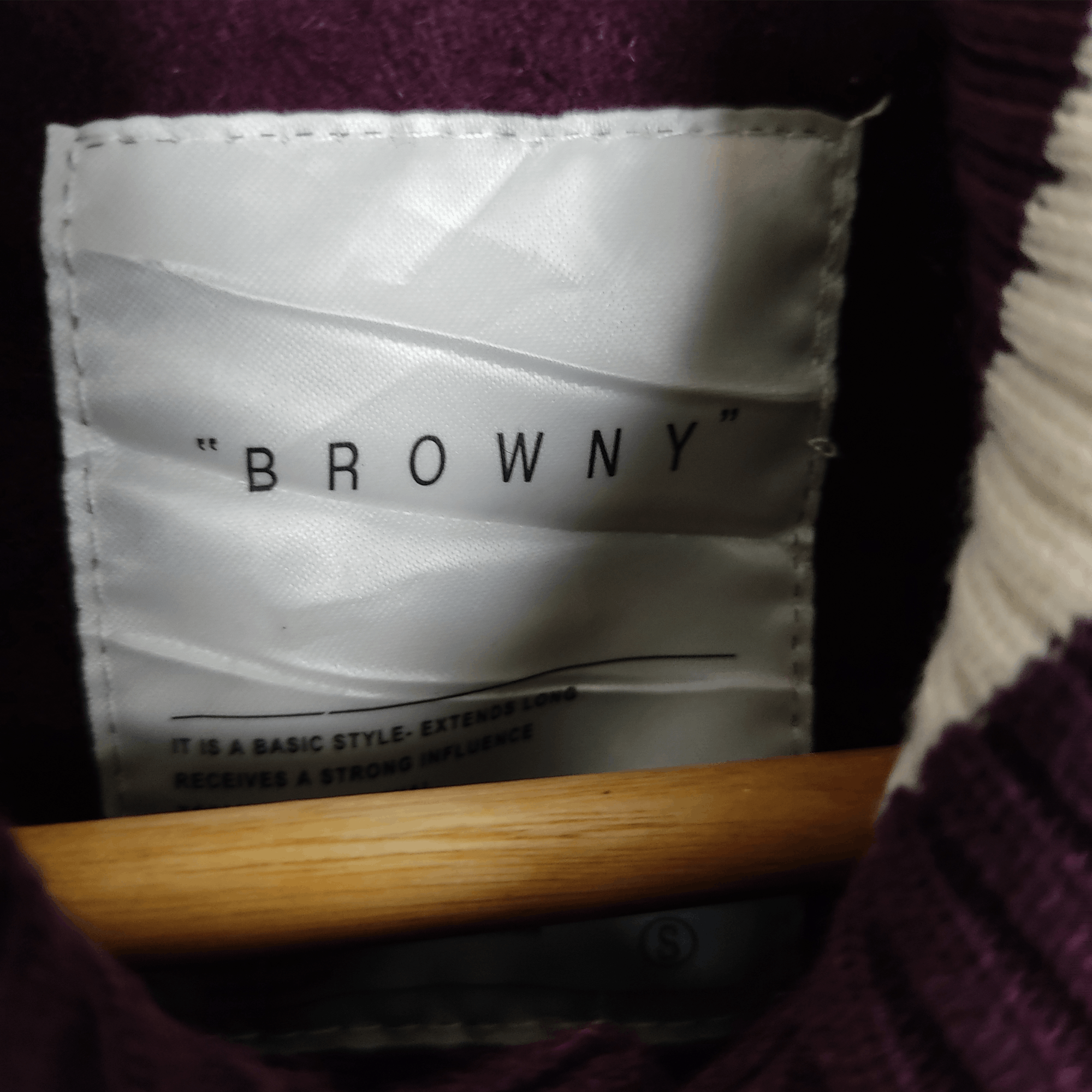 BROWNY Leather Varsity Jacket