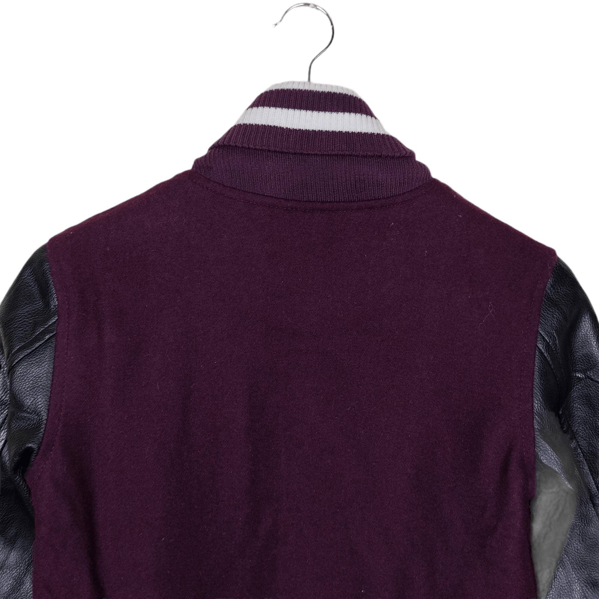 BROWNY Leather Varsity Jacket