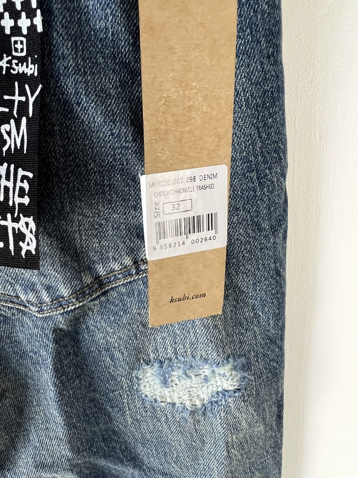 Ksubi Ksubi Chitch Chronicle Thrashed Denim Size US 32 / EU 48 - 3 Thumbnail
