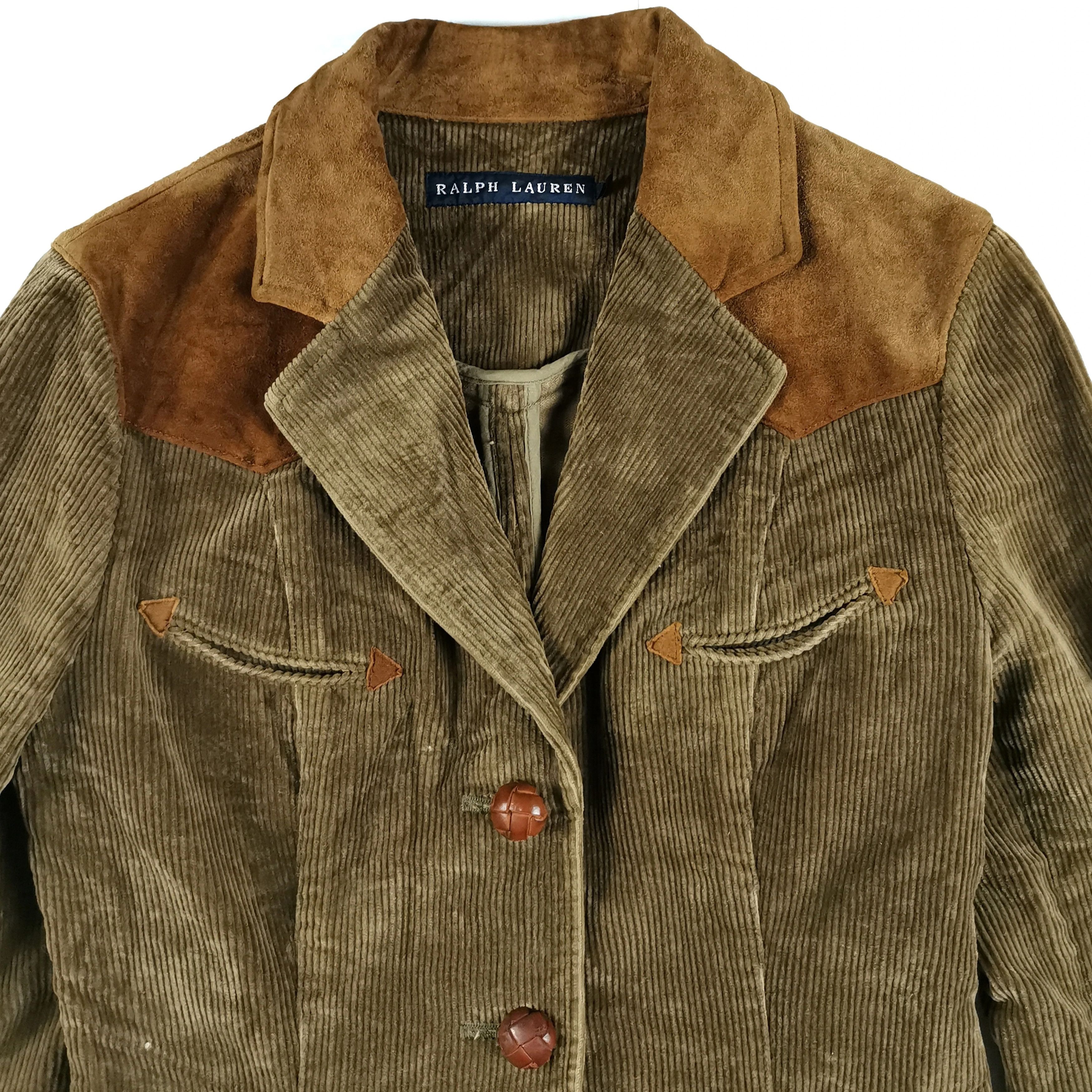 Polo Ralph Lauren Polo Ralph Lauren Western Corduroy Blazer Jacket Size S / US 4 / IT 40 - 8 Thumbnail