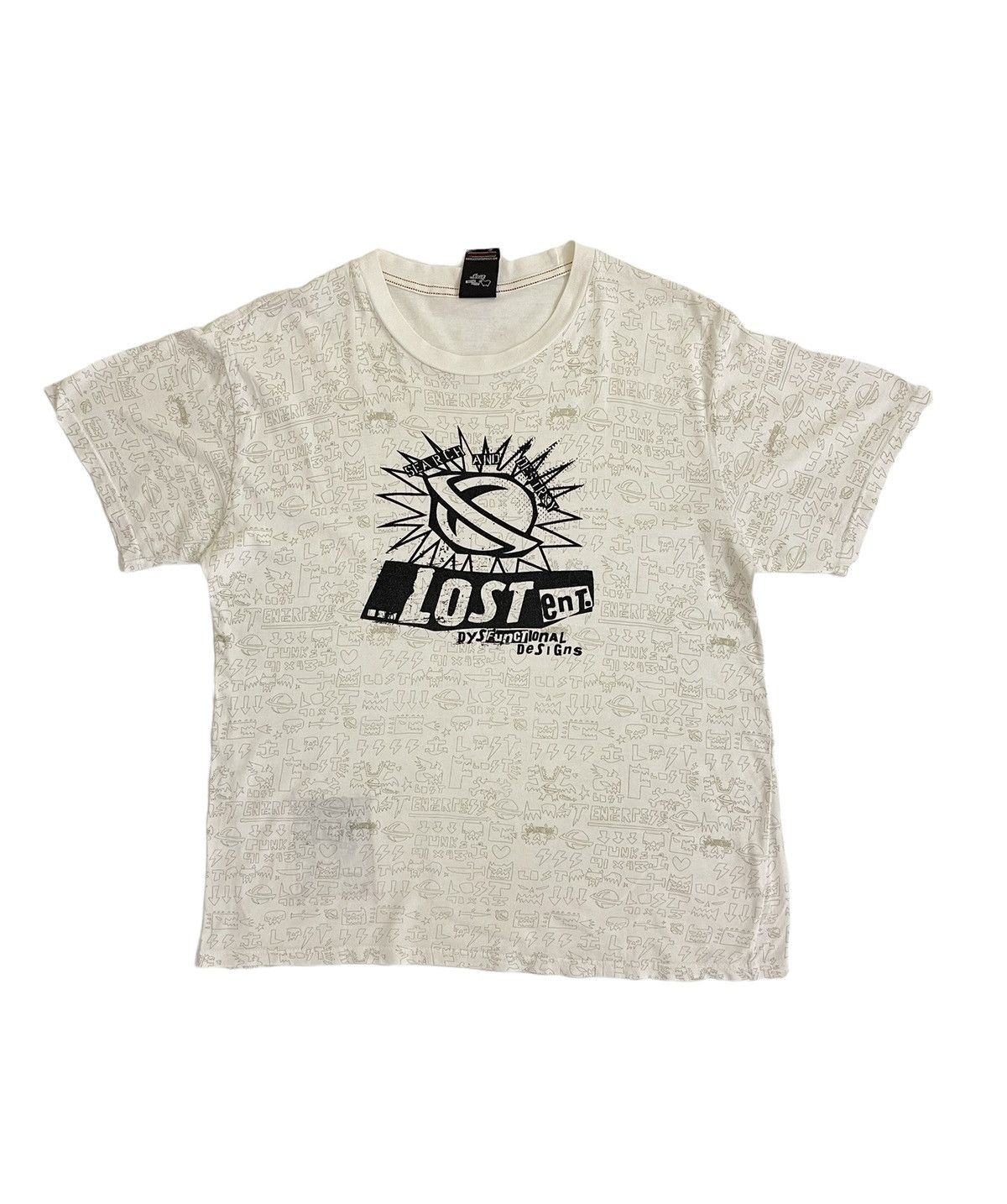 image of Lost Enterprises Tshirt Full Print Tshirt Skate Tees, Men's (Size Medium)