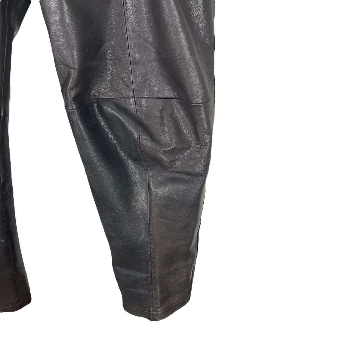 Marithe + Francois Girbaud ⚡️80s MARITHE FRANCOIS GIRBAUD MILLESIMES LEATHER PANTS Size US 28 / EU 44 - 6 Thumbnail