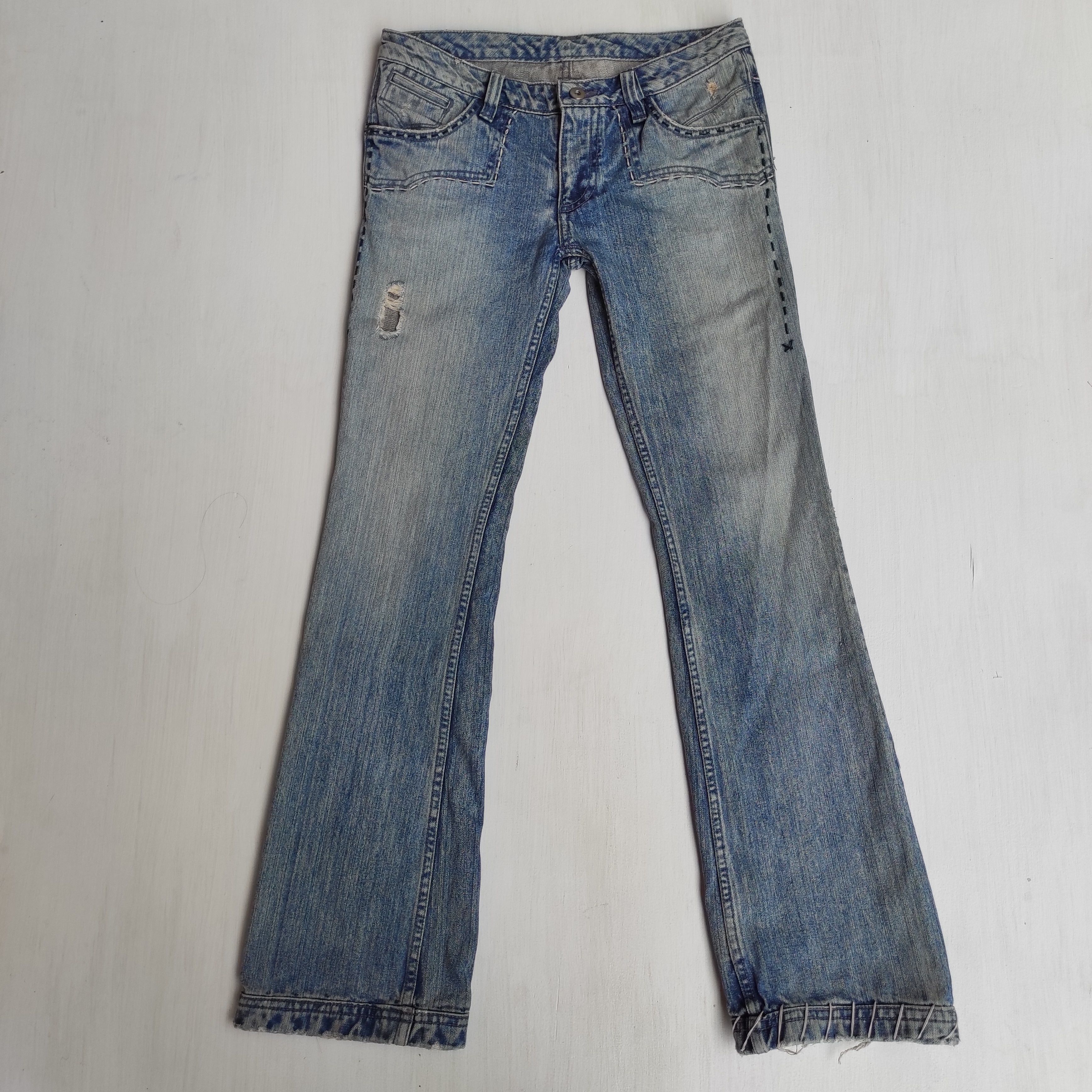 Hysteric Glamour Flare Jeans Unknow Low rise Boot cut Denim Size US 30 / EU 46 - 9 Thumbnail