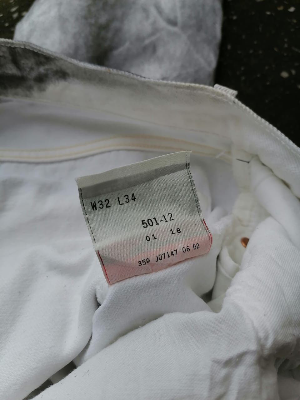 Levi's × Levi's Vintage Clothing Levi's Strauss 501 Fly Button Custom Made White Jeans Size US 32 / EU 48 - 5 Thumbnail