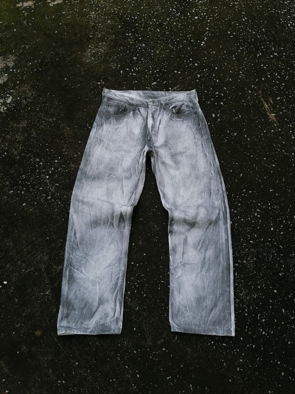 Levi's × Levi's Vintage Clothing Levi's Strauss 501 Fly Button Custom Made White Jeans Size US 32 / EU 48 - 1 Thumbnail