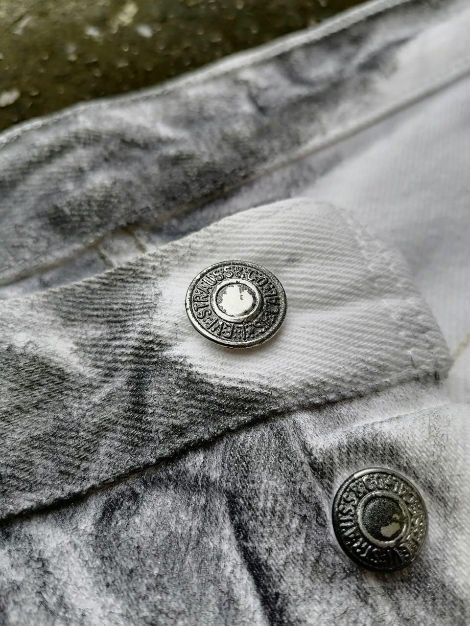 Levi's × Levi's Vintage Clothing Levi's Strauss 501 Fly Button Custom Made White Jeans Size US 32 / EU 48 - 8 Thumbnail