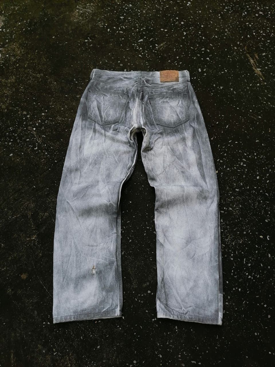 Levi's × Levi's Vintage Clothing Levi's Strauss 501 Fly Button Custom Made White Jeans Size US 32 / EU 48 - 6 Thumbnail