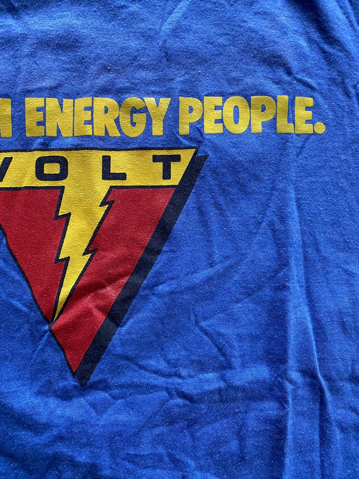 Vintage Vintage 80’s Volt Energy Single Stitch Double Side Tee Size US M / EU 48-50 / 2 - 5 Thumbnail