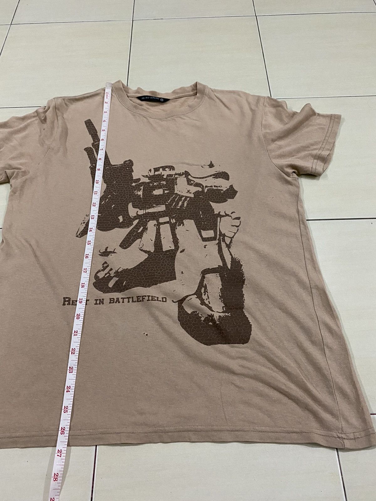 Cartoon Network Japanese Anime Gundam rest in bettlefield shirt Size US M / EU 48-50 / 2 - 7 Thumbnail