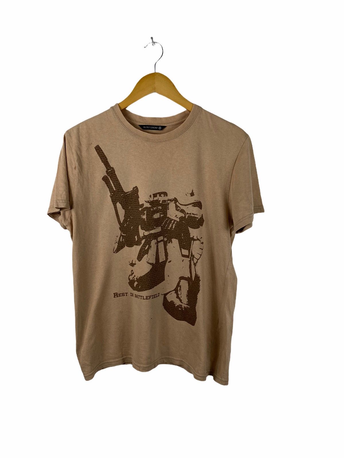 Japanese Anime Gundam rest in bettlefield shirt