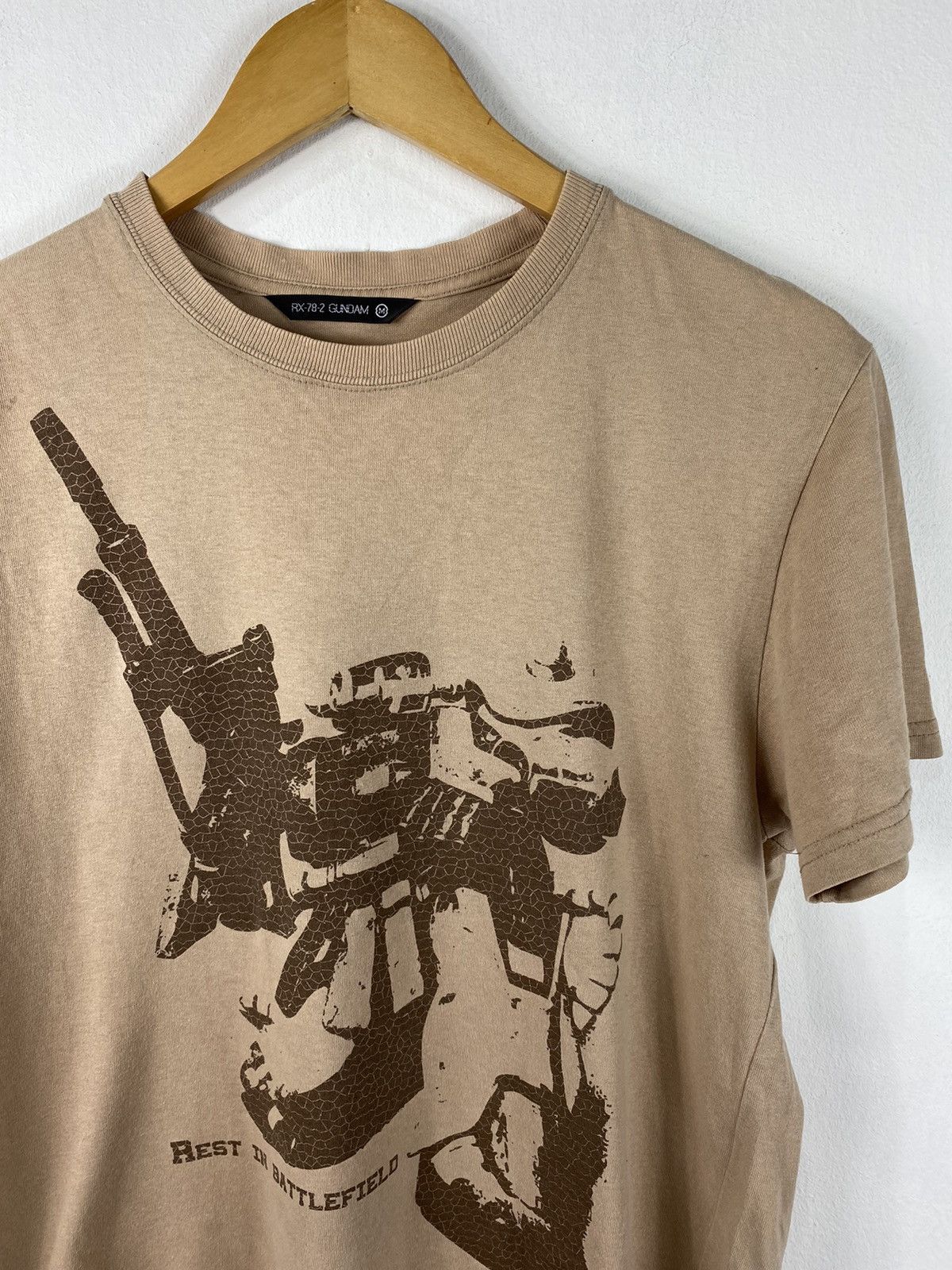 Cartoon Network Japanese Anime Gundam rest in bettlefield shirt Size US M / EU 48-50 / 2 - 5 Thumbnail