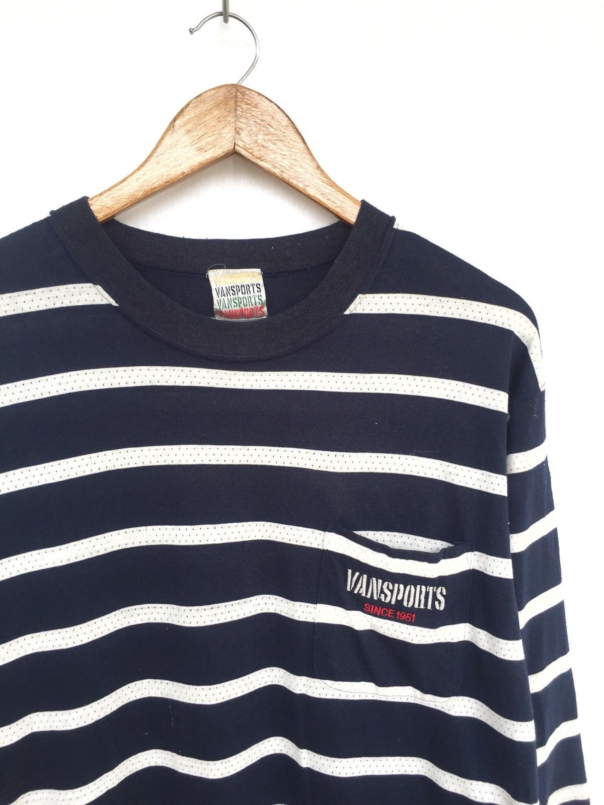 Vans Vintage Vans 90s Jail Striped LS Shirt Size US M / EU 48-50 / 2 - 2 Thumbnail