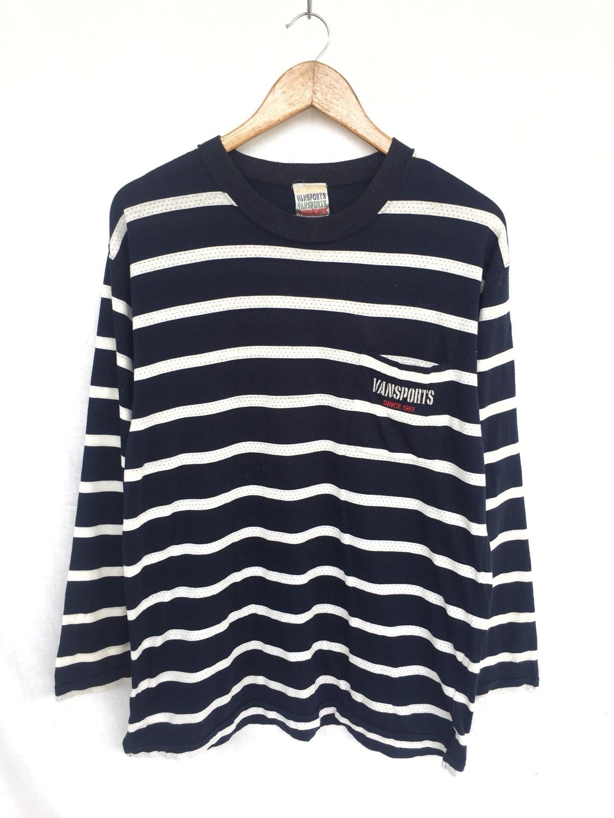 Vans Vintage Vans 90s Jail Striped LS Shirt Size US M / EU 48-50 / 2 - 1 Thumbnail