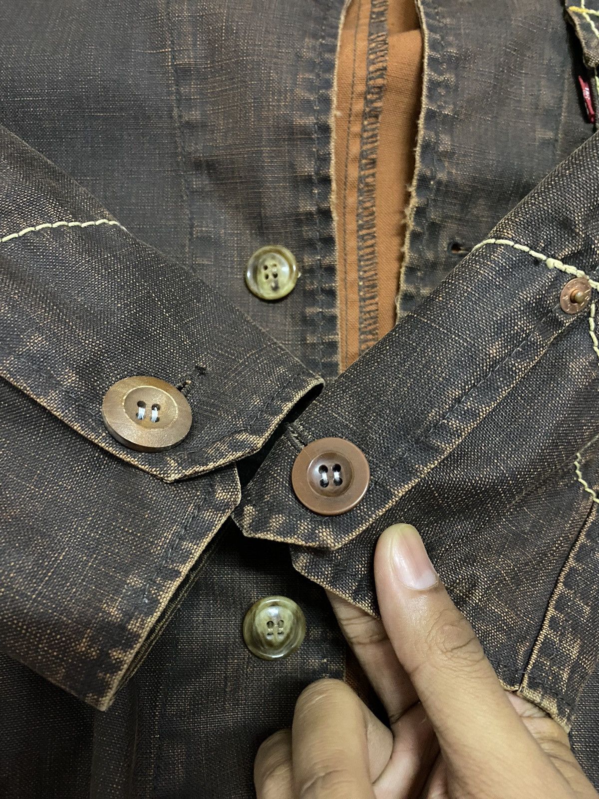 Levi's 🔥Rare🔥 LEVIS JACKET - FADED DESIGN Size US M / EU 48-50 / 2 - 7 Thumbnail