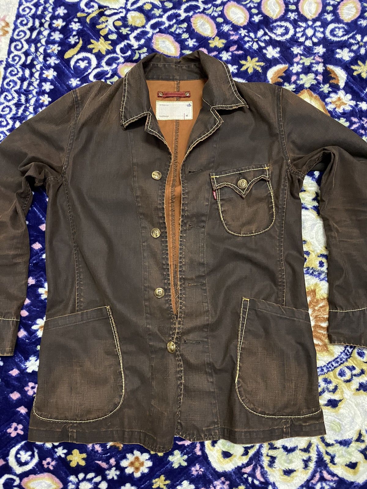 Levi's 🔥Rare🔥 LEVIS JACKET - FADED DESIGN Size US M / EU 48-50 / 2 - 1 Thumbnail
