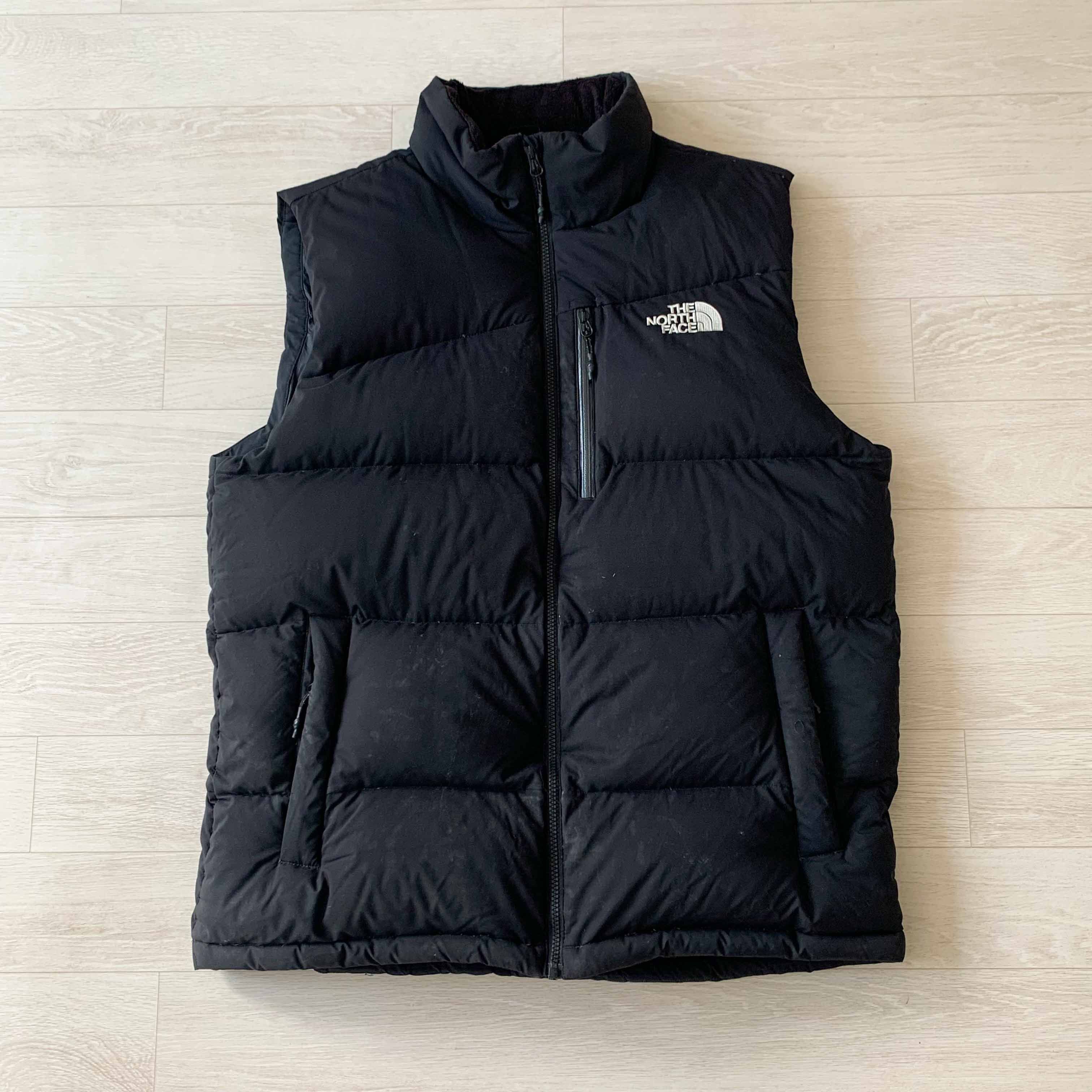 image of The North Face Puffer Tech Vest Jacket in Black, Men's (Size 2XL)