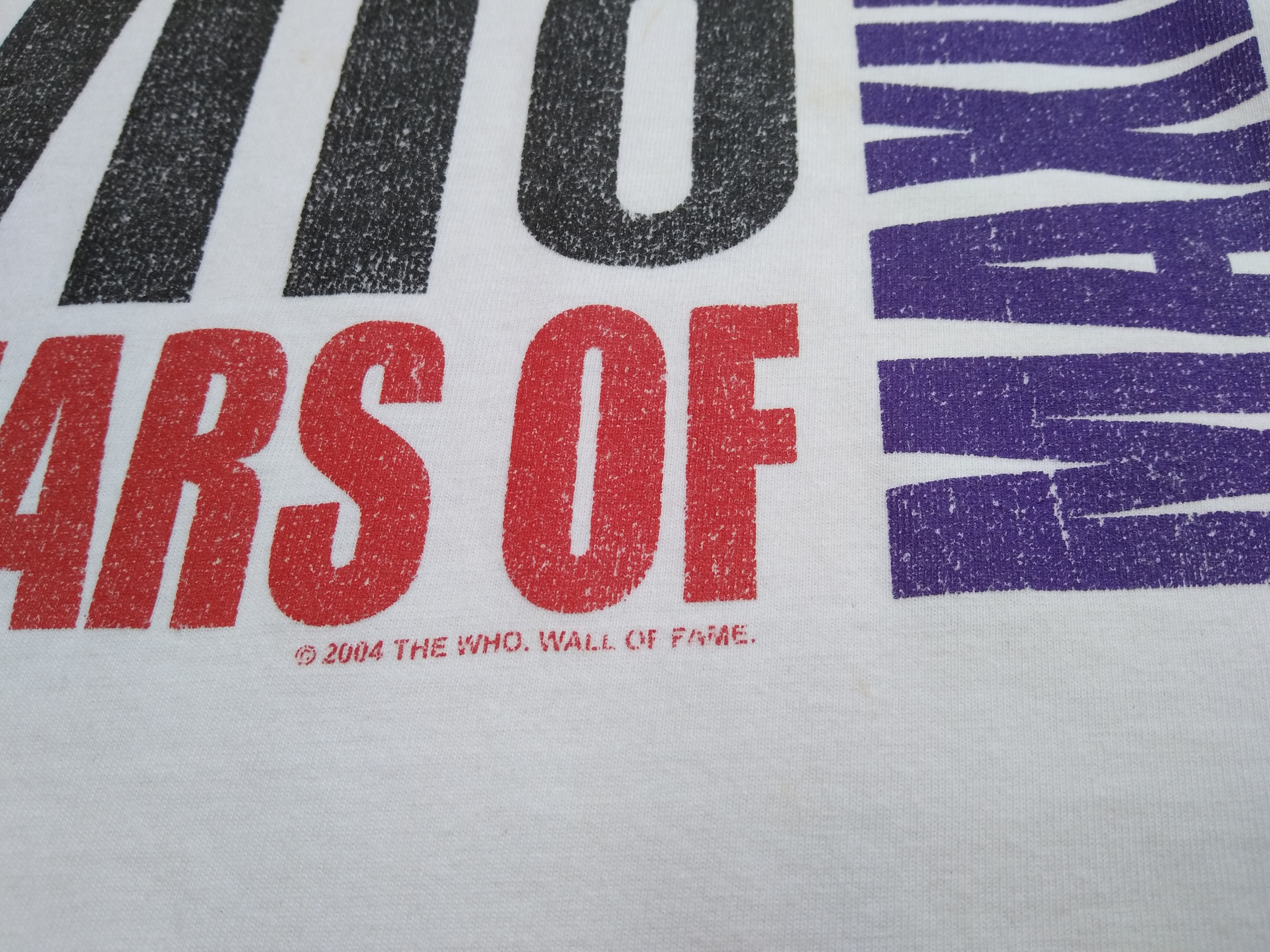 Band Tees VINTAGE 2004 THE WHO T-SHIRT Size US L / EU 52-54 / 3 - 6 Thumbnail