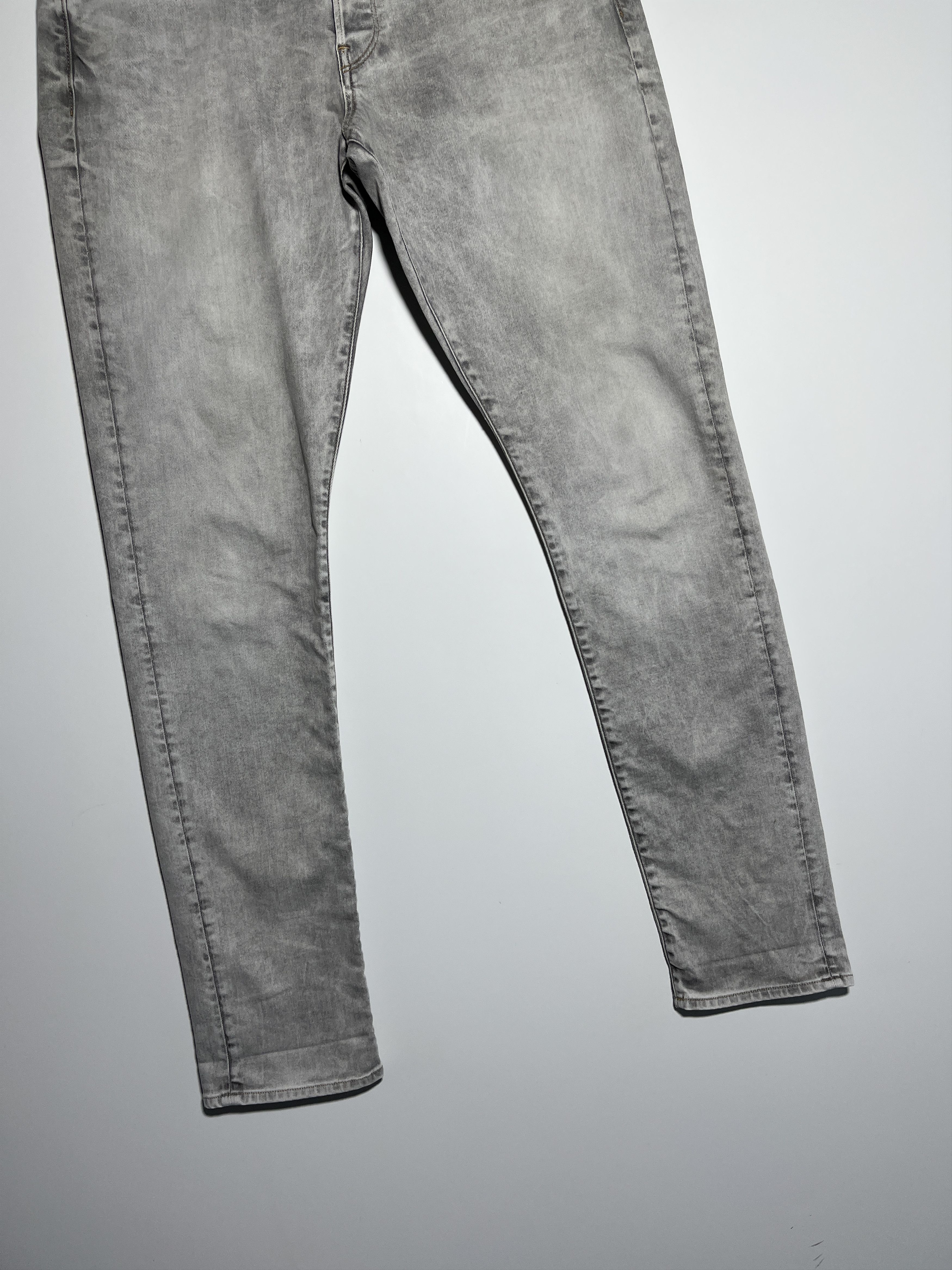 G-Star G-Star Raw 3301 Tapered Stone Washed Grey Jeans Pants Size US 36 / EU 52 - 4 Thumbnail