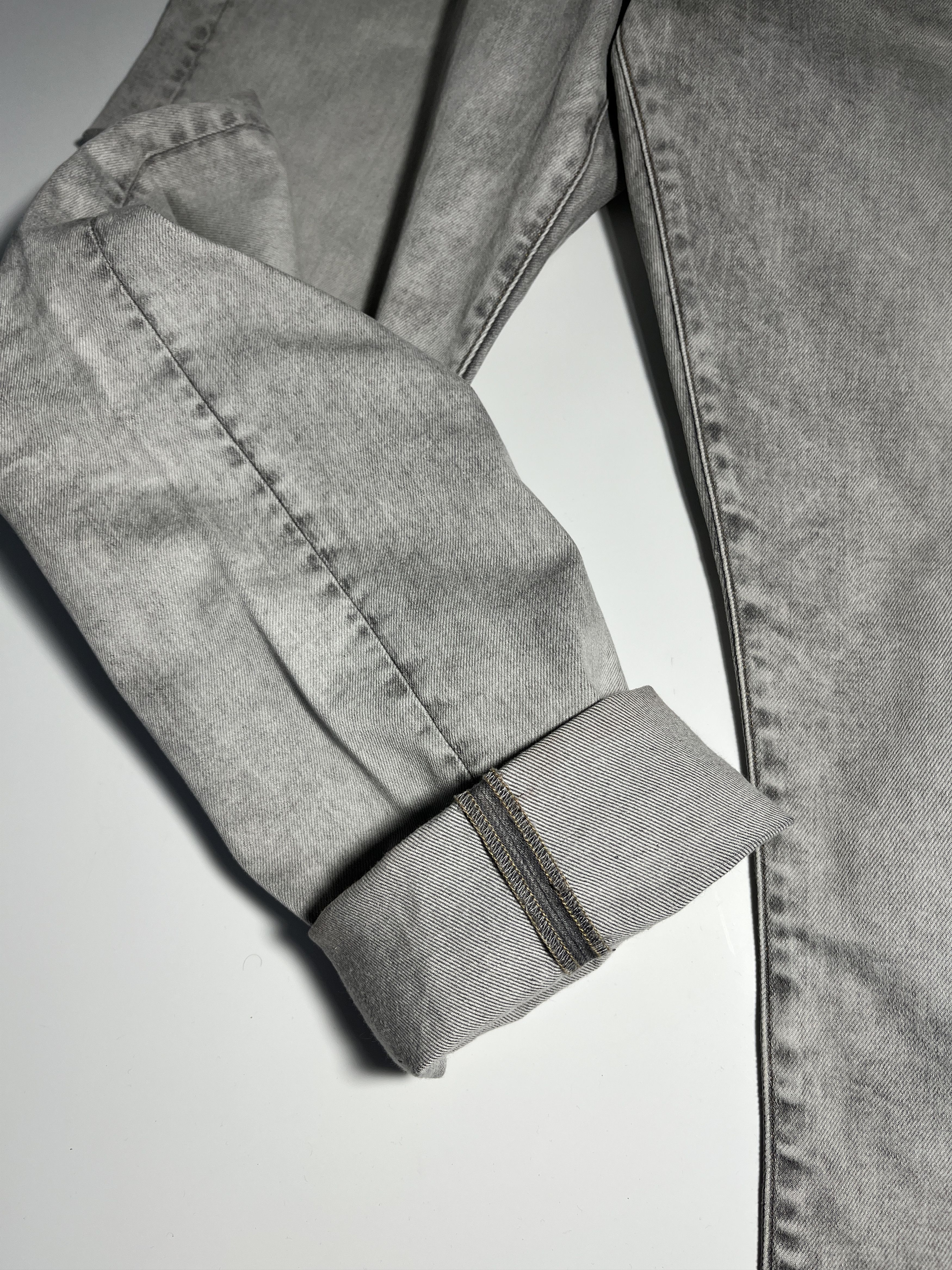 G-Star G-Star Raw 3301 Tapered Stone Washed Grey Jeans Pants Size US 36 / EU 52 - 10 Thumbnail