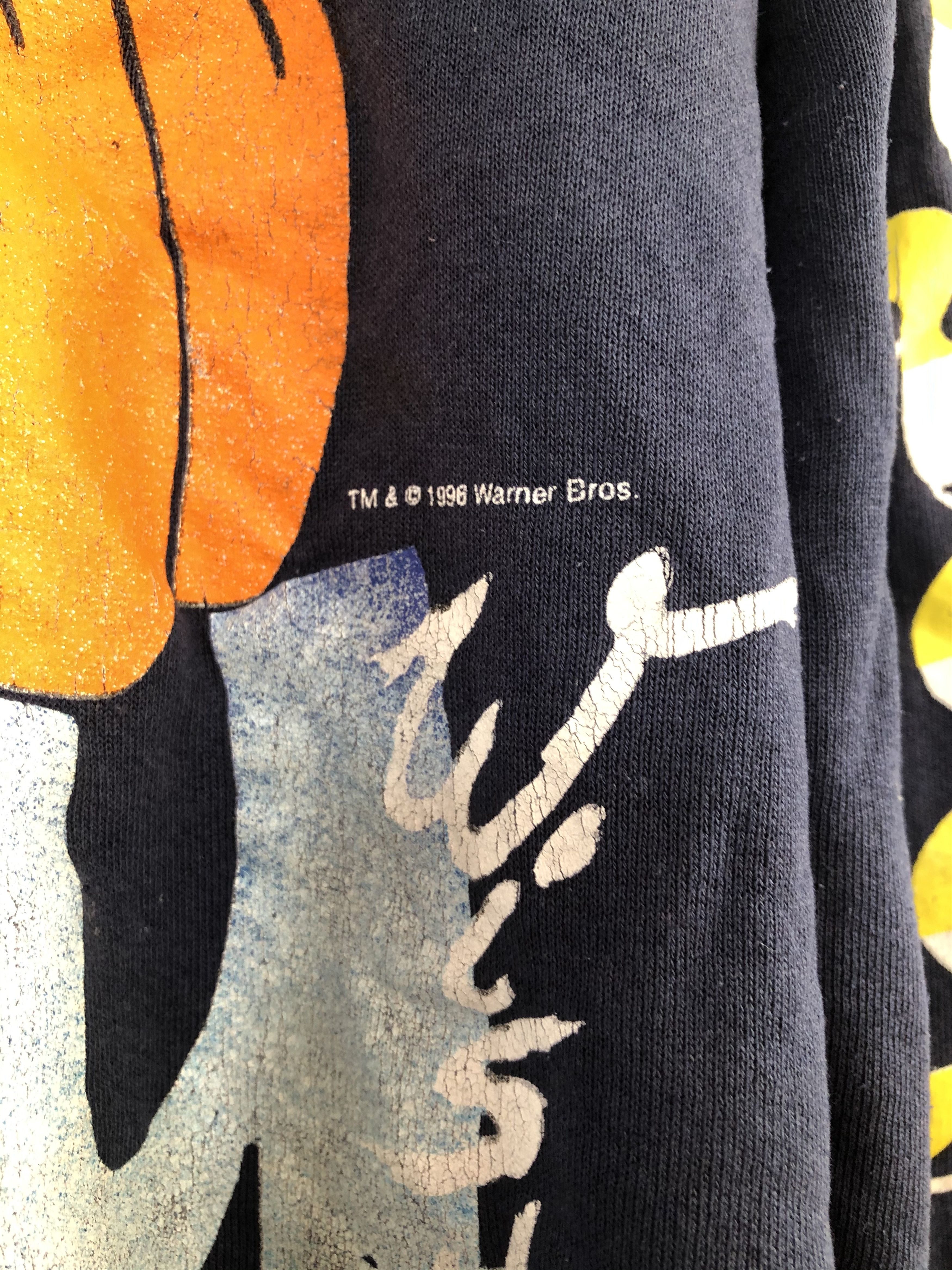 Vintage VINTAGE 1996 WARNER BROS TWEETY DISTRESSED SWEATSHIRT Size US M / EU 48-50 / 2 - 5 Thumbnail
