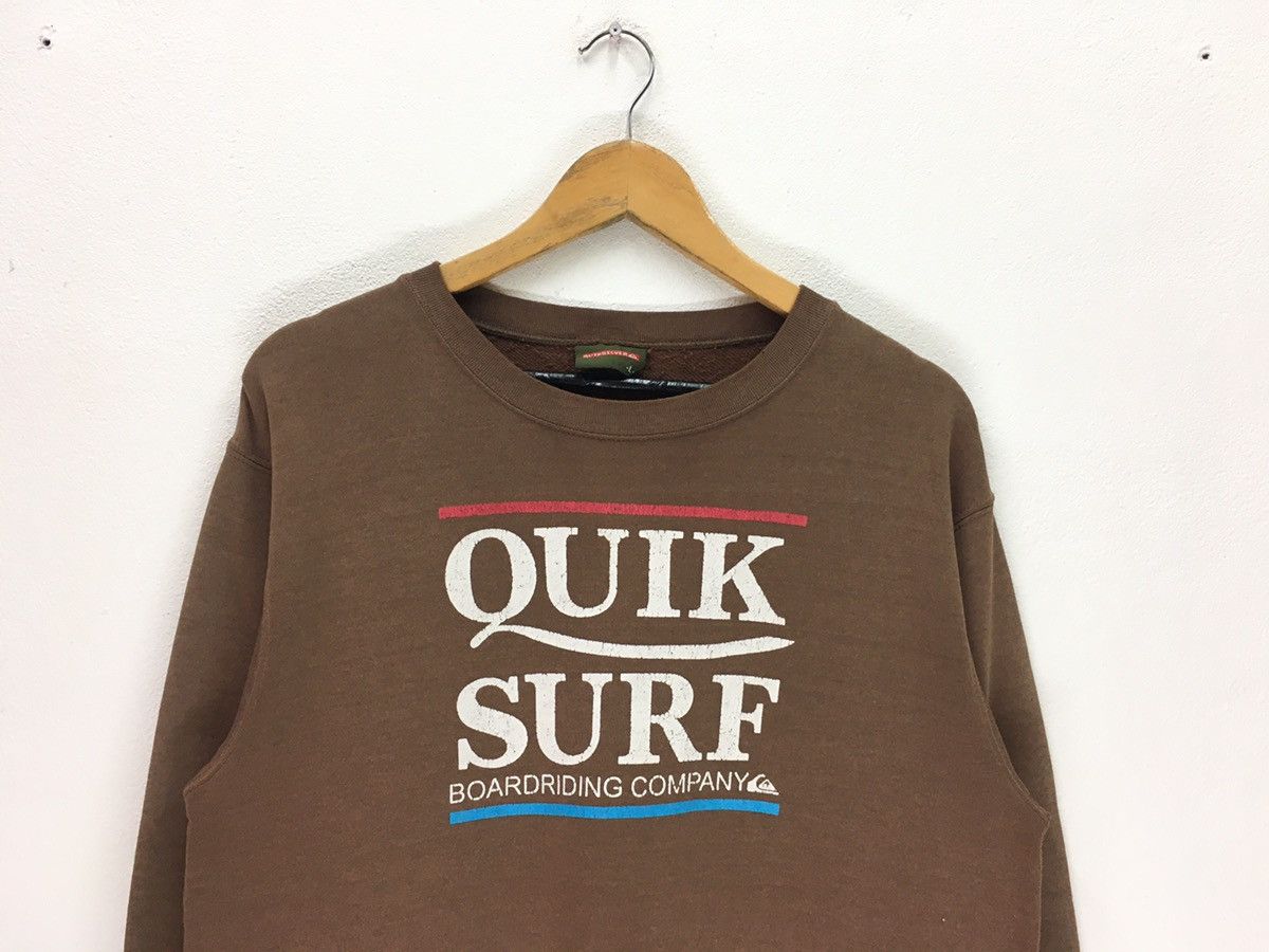 Quiksilver × Vintage Vintage Quiksilver Big Logo Surf Hawaii Sweatshirt Size US M / EU 48-50 / 2 - 2 Thumbnail