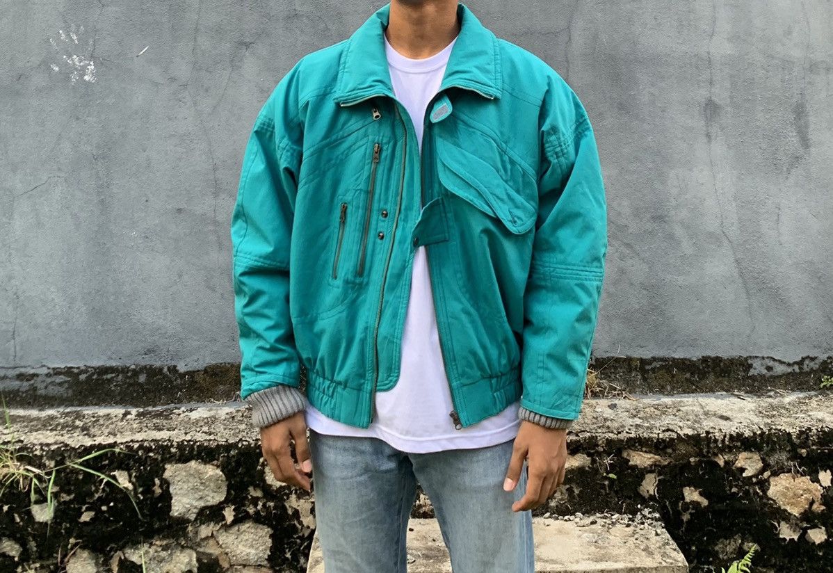 Vintage 👹STEP CROSS Rare pocket Bomber Jacket Size US L / EU 52-54 / 3 - 3 Thumbnail