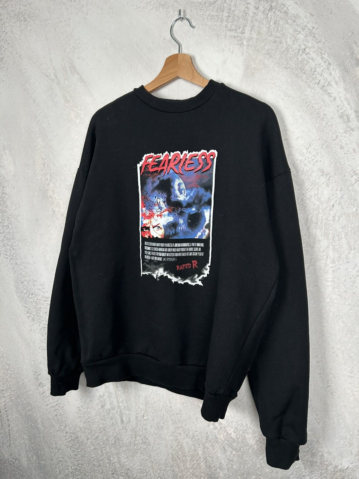 Other Vintage Crewneck Graphic Fearless Boxy Fit Size US M / EU 48-50 / 2 - 2 Thumbnail