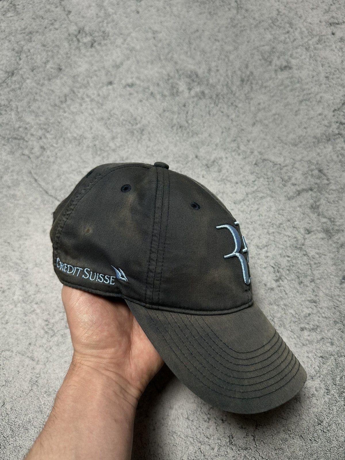 Vintage 🎾Nike Dri-Fit Roger Federer Faded Cap Autographed Size ONE SIZE - 7 Thumbnail
