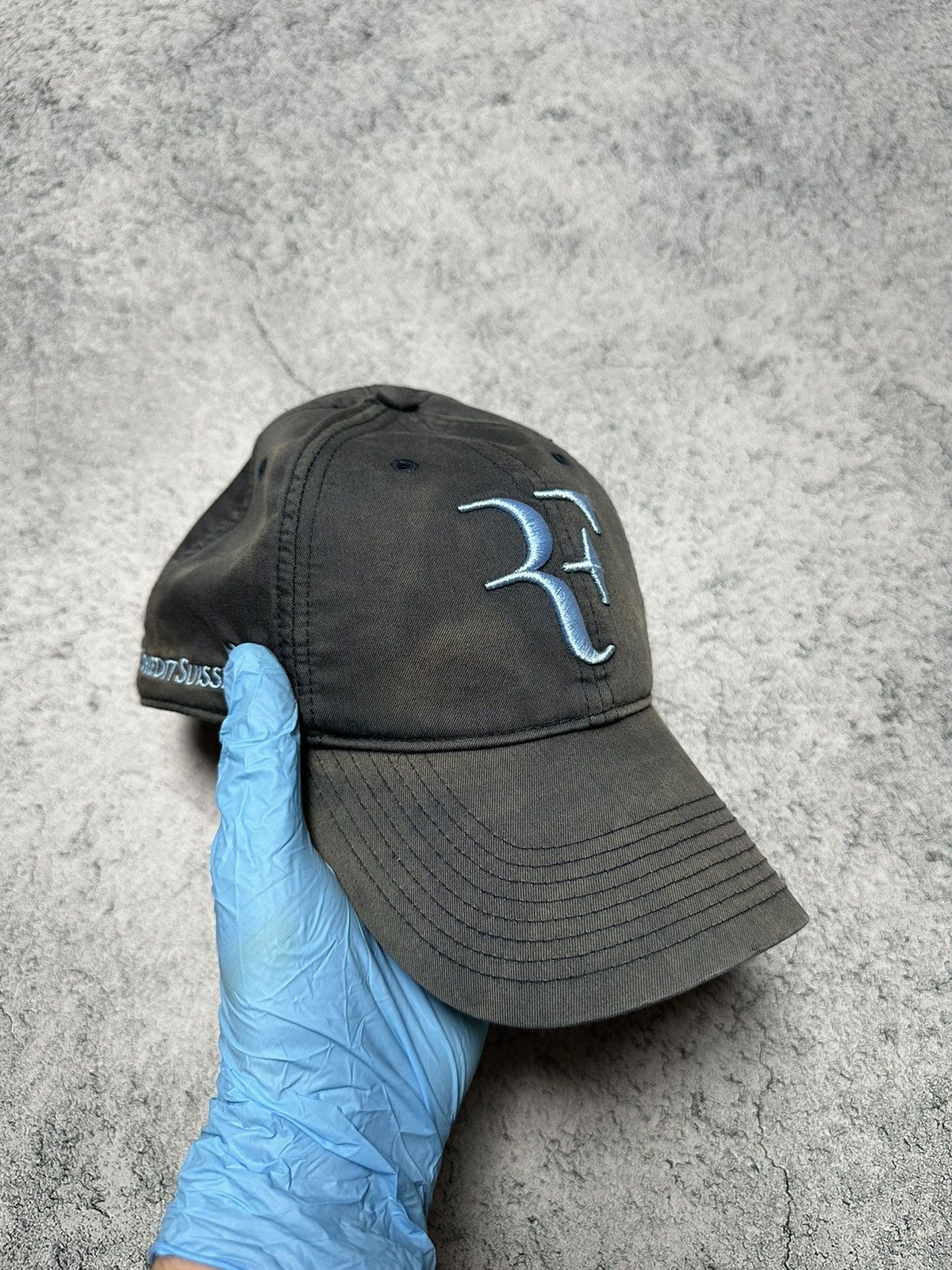 Vintage 🎾Nike Dri-Fit Roger Federer Faded Cap Autographed Size ONE SIZE - 11 Thumbnail