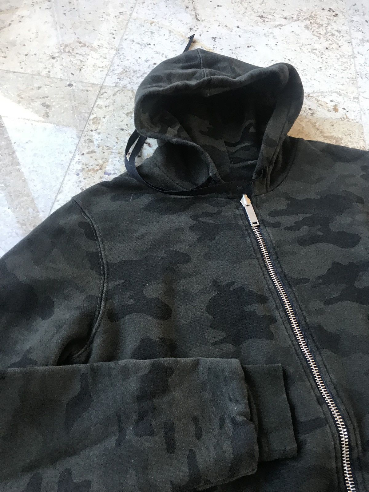 Ben Taverniti Unravel Project Brush Cotton Reversible Camo Hoodie Size US XS / EU 42 / 0 - 13 Thumbnail