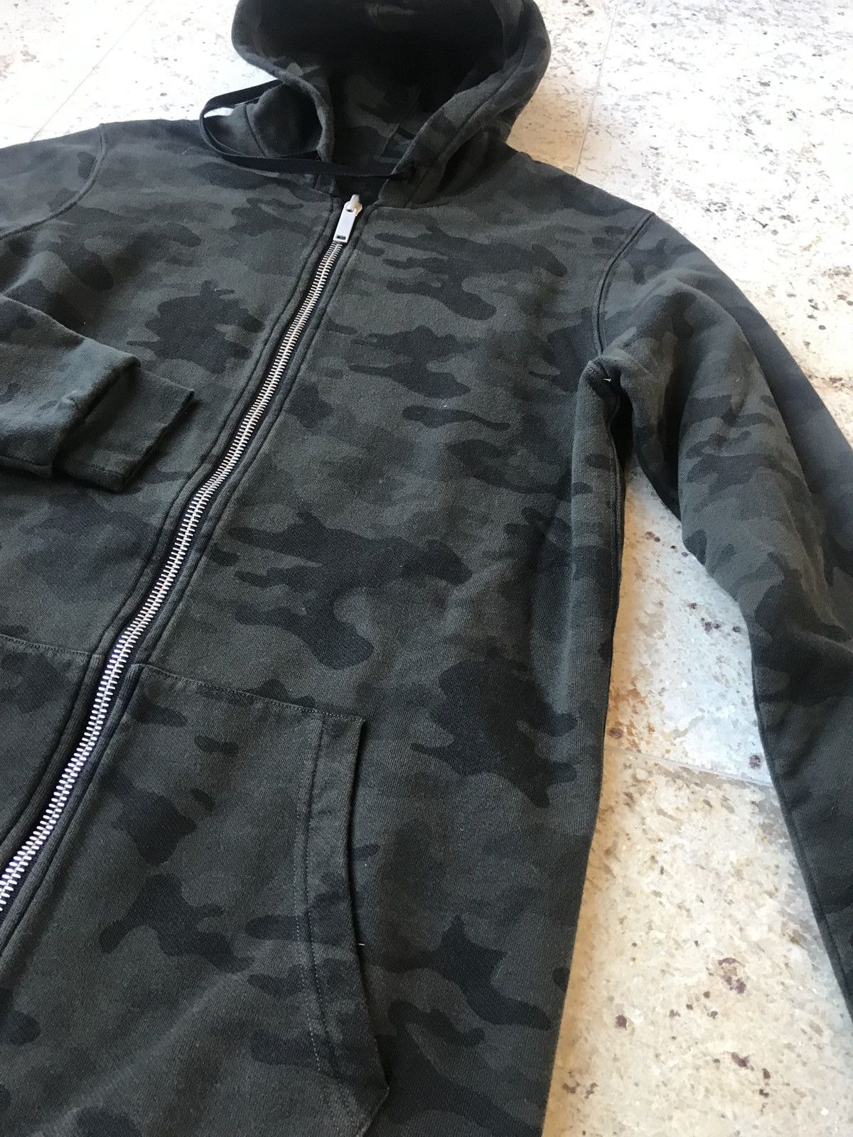 Ben Taverniti Unravel Project Brush Cotton Reversible Camo Hoodie Size US XS / EU 42 / 0 - 6 Thumbnail
