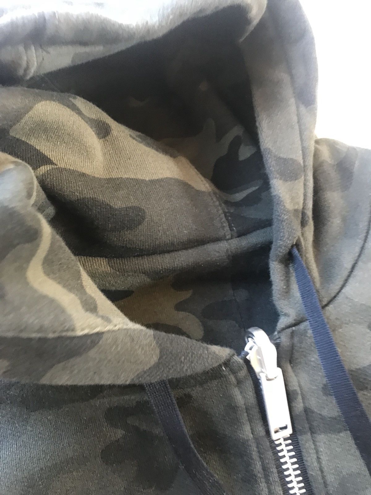 Ben Taverniti Unravel Project Brush Cotton Reversible Camo Hoodie Size US XS / EU 42 / 0 - 15 Thumbnail