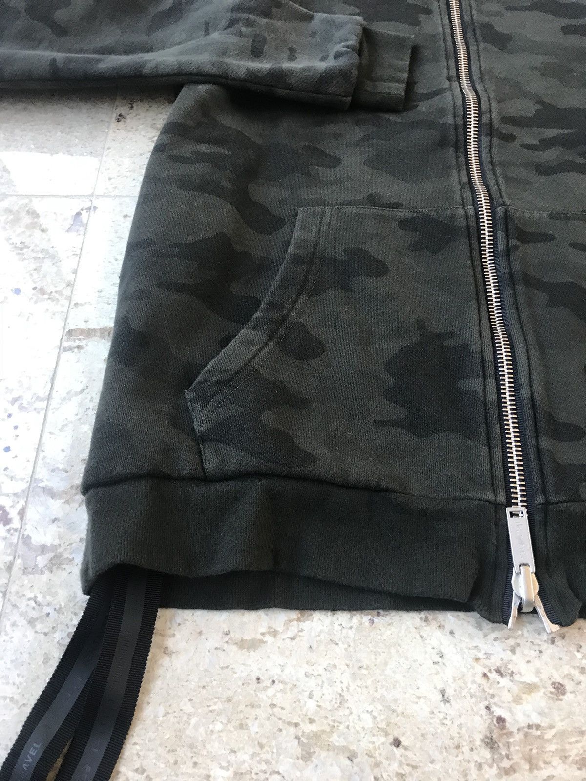 Ben Taverniti Unravel Project Brush Cotton Reversible Camo Hoodie Size US XS / EU 42 / 0 - 4 Thumbnail