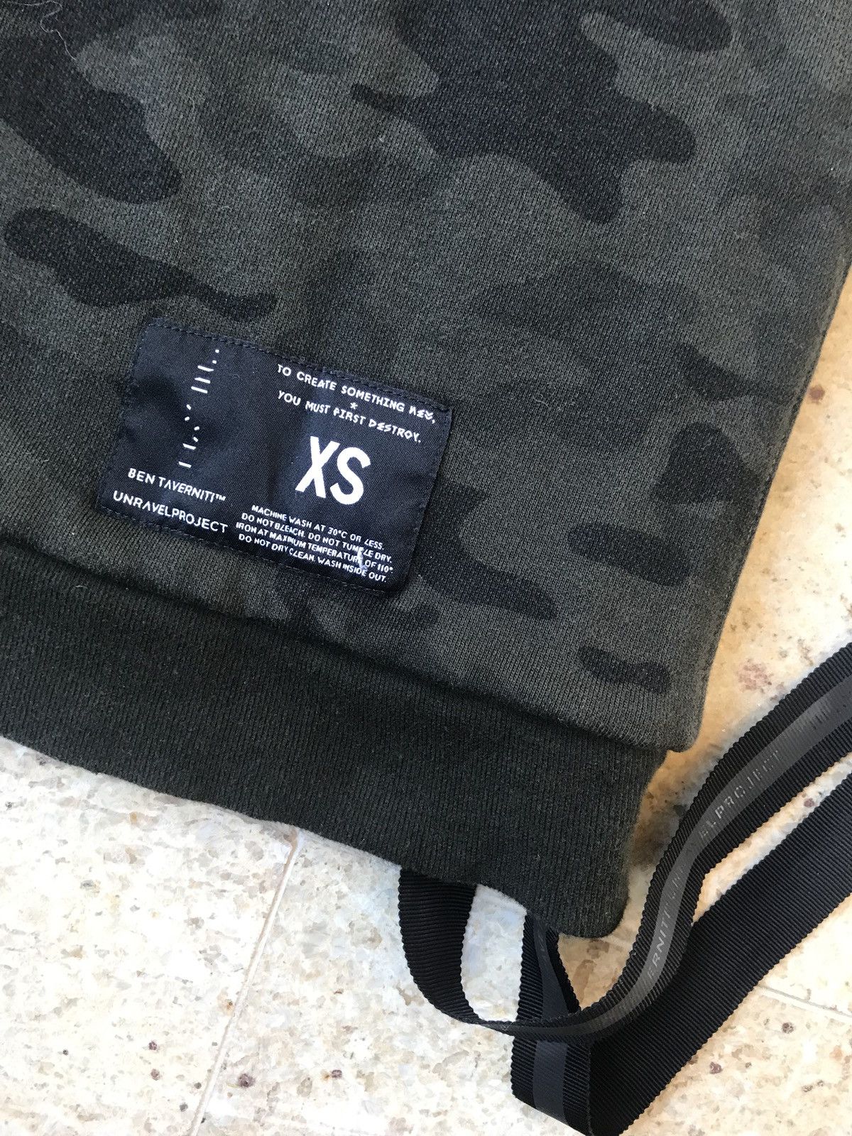 Ben Taverniti Unravel Project Brush Cotton Reversible Camo Hoodie Size US XS / EU 42 / 0 - 17 Thumbnail