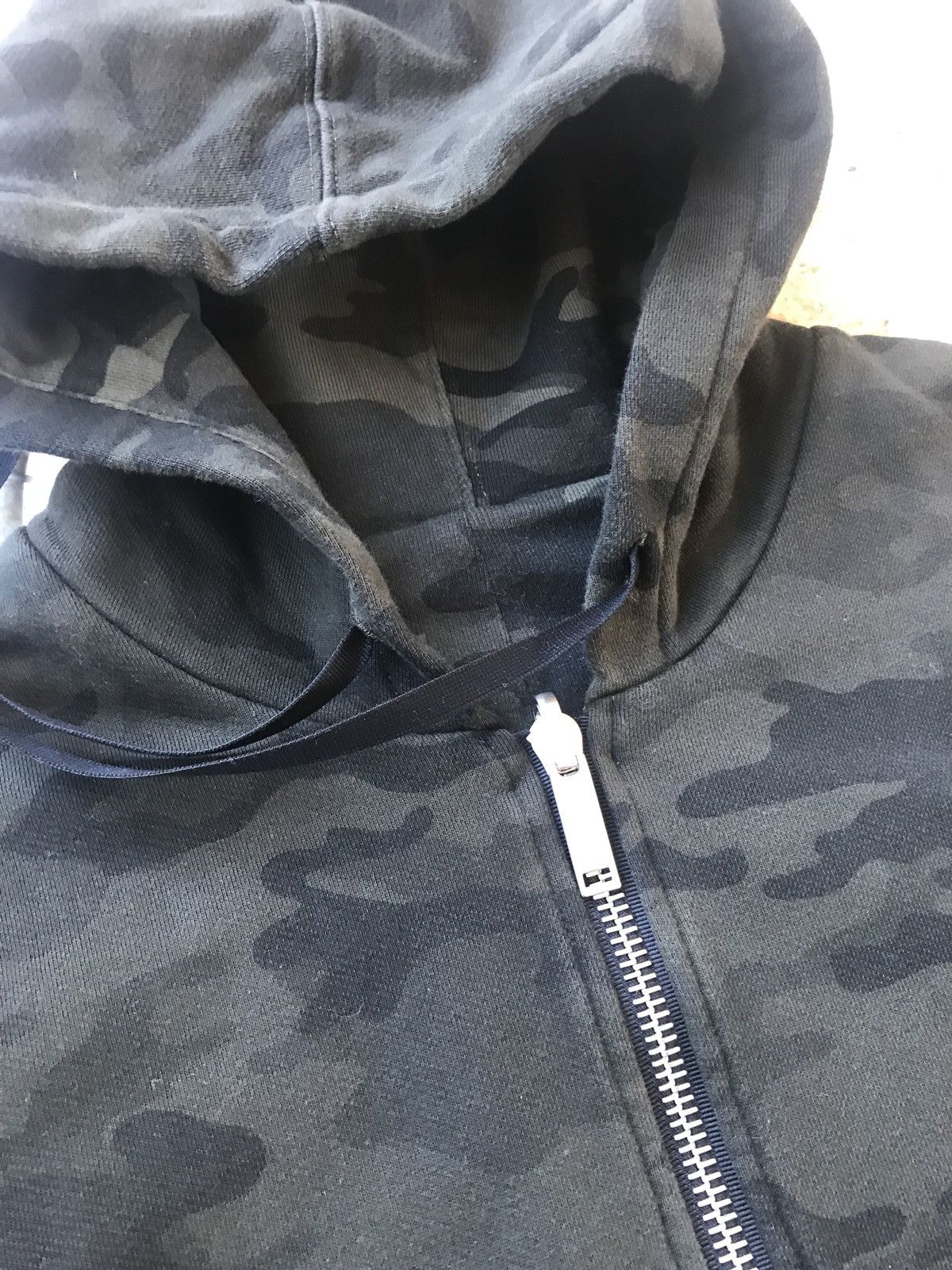 Ben Taverniti Unravel Project Brush Cotton Reversible Camo Hoodie Size US XS / EU 42 / 0 - 12 Thumbnail