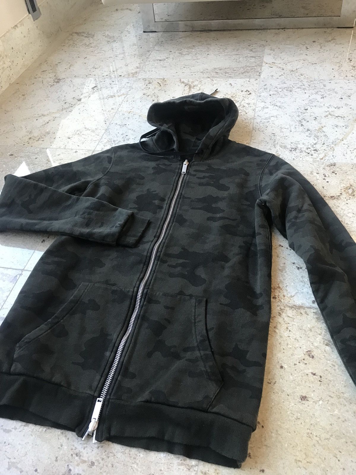 Ben Taverniti Unravel Project Brush Cotton Reversible Camo Hoodie Size US XS / EU 42 / 0 - 7 Thumbnail