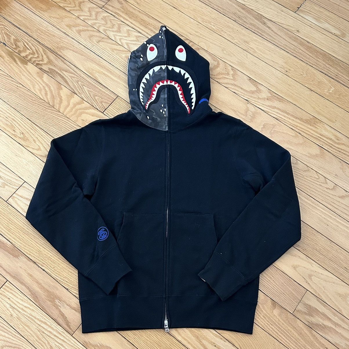 Bape Stussy Shark Hoodie | Grailed